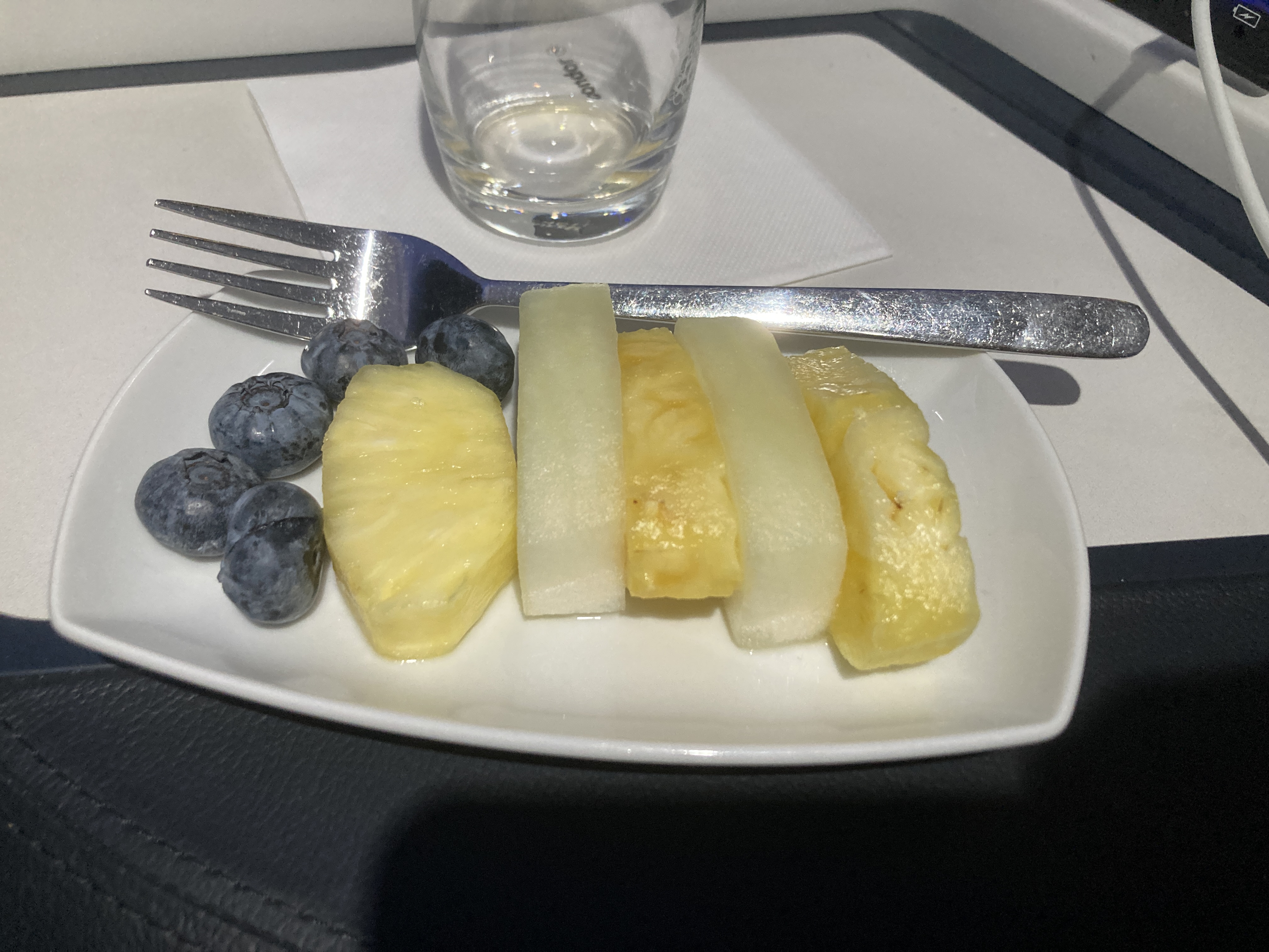 Condor A330 900neo business class fruit plate Condor A330 900neo business class fruit plate