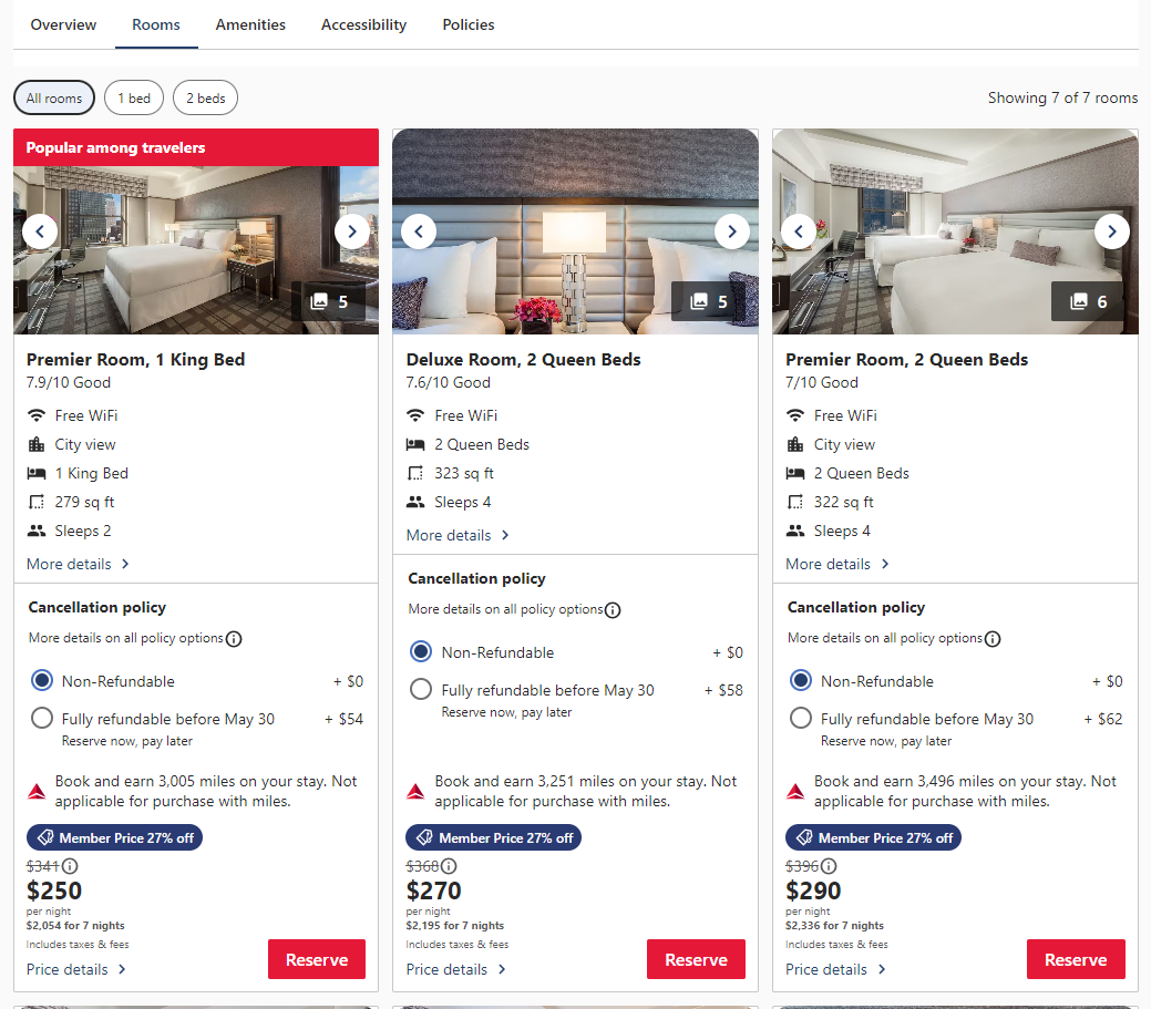 Delta Stays pay with cash refund options Delta Stays pay with cash refund options