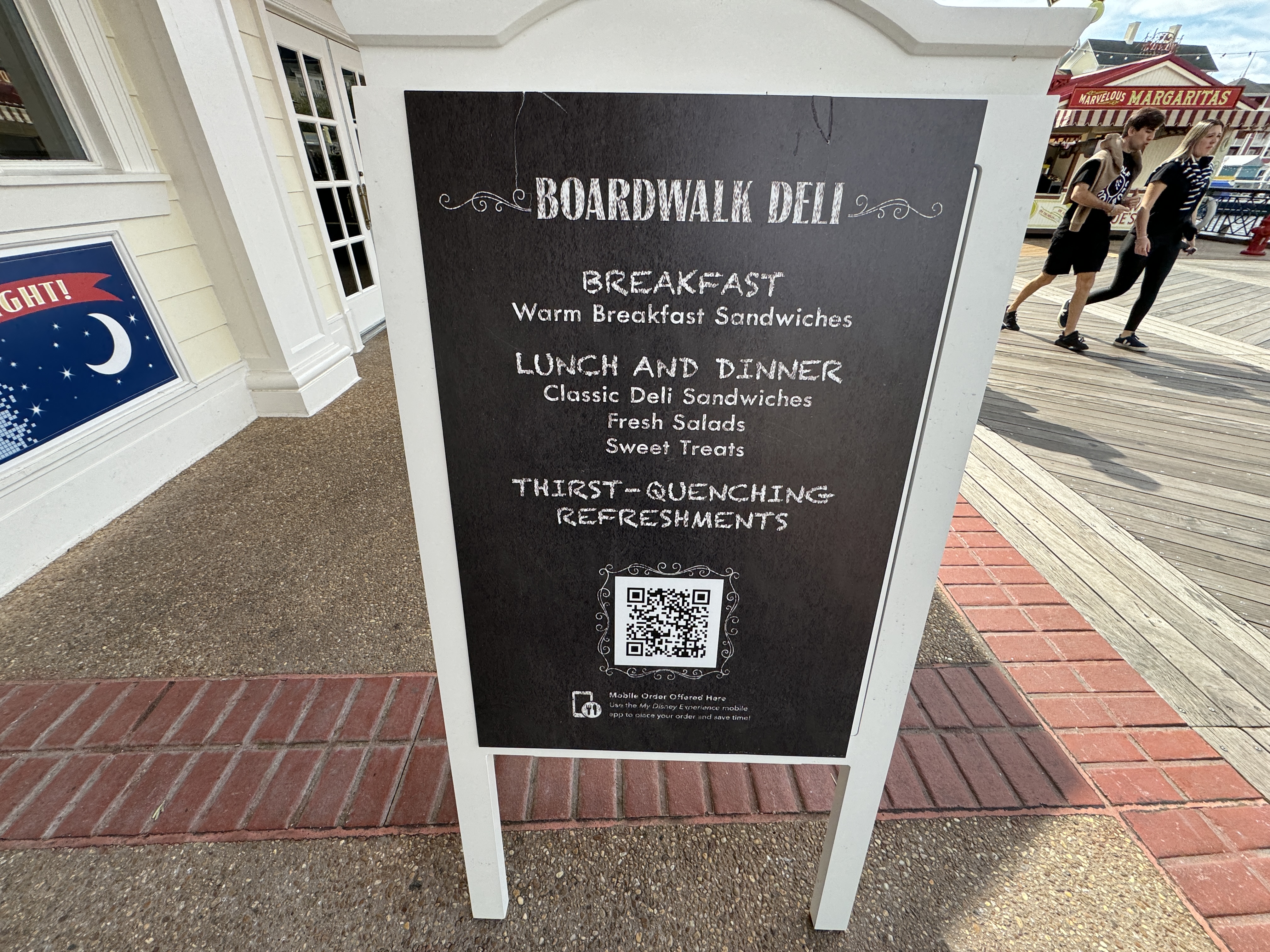 Disneys BoardWalk Inn Boardwalk deli sign outside Disneys BoardWalk Inn Boardwalk deli sign outside
