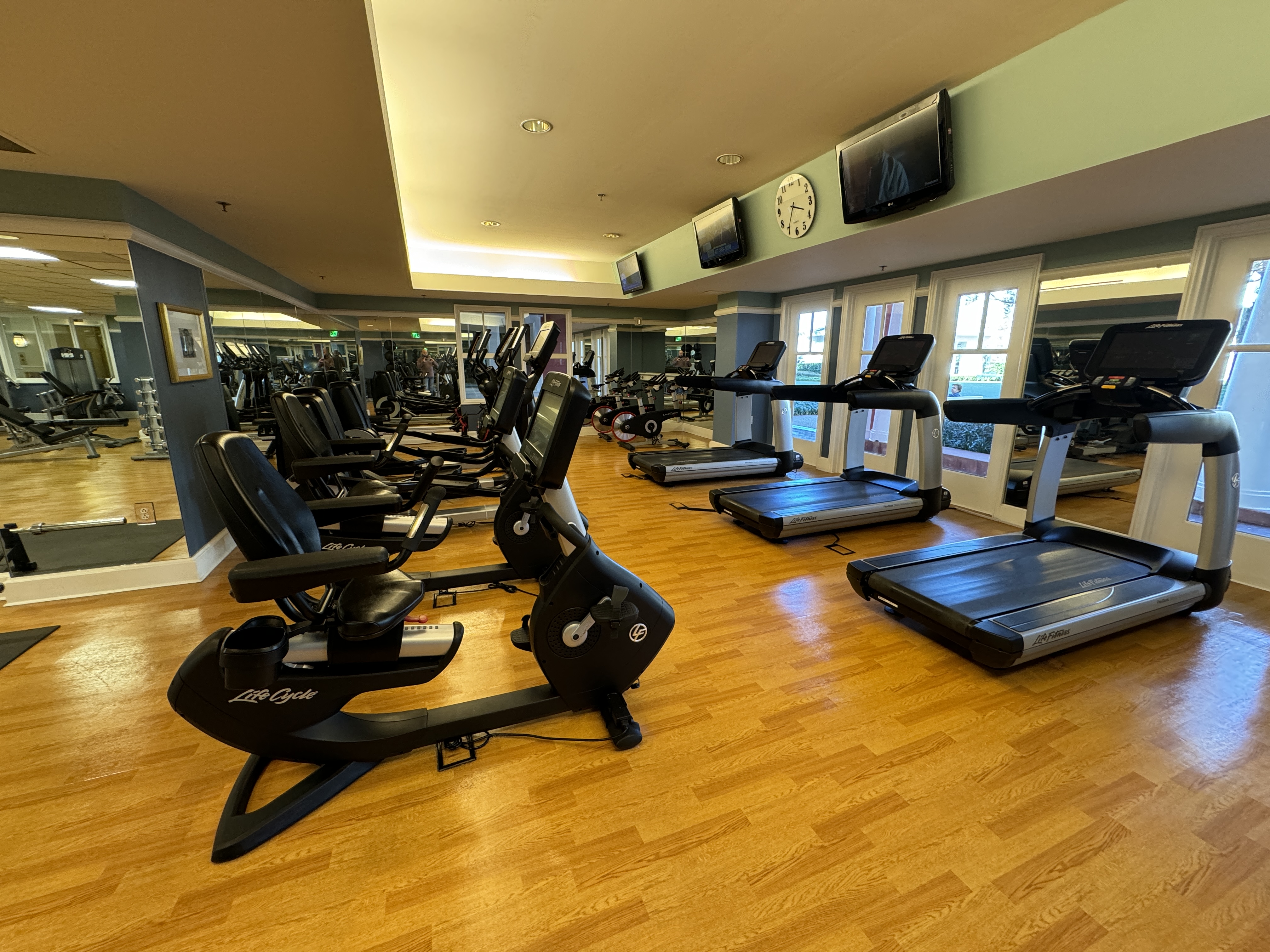 Disneys BoardWalk Inn Gym Cardio Machines Disneys BoardWalk Inn Gym Cardio Machines