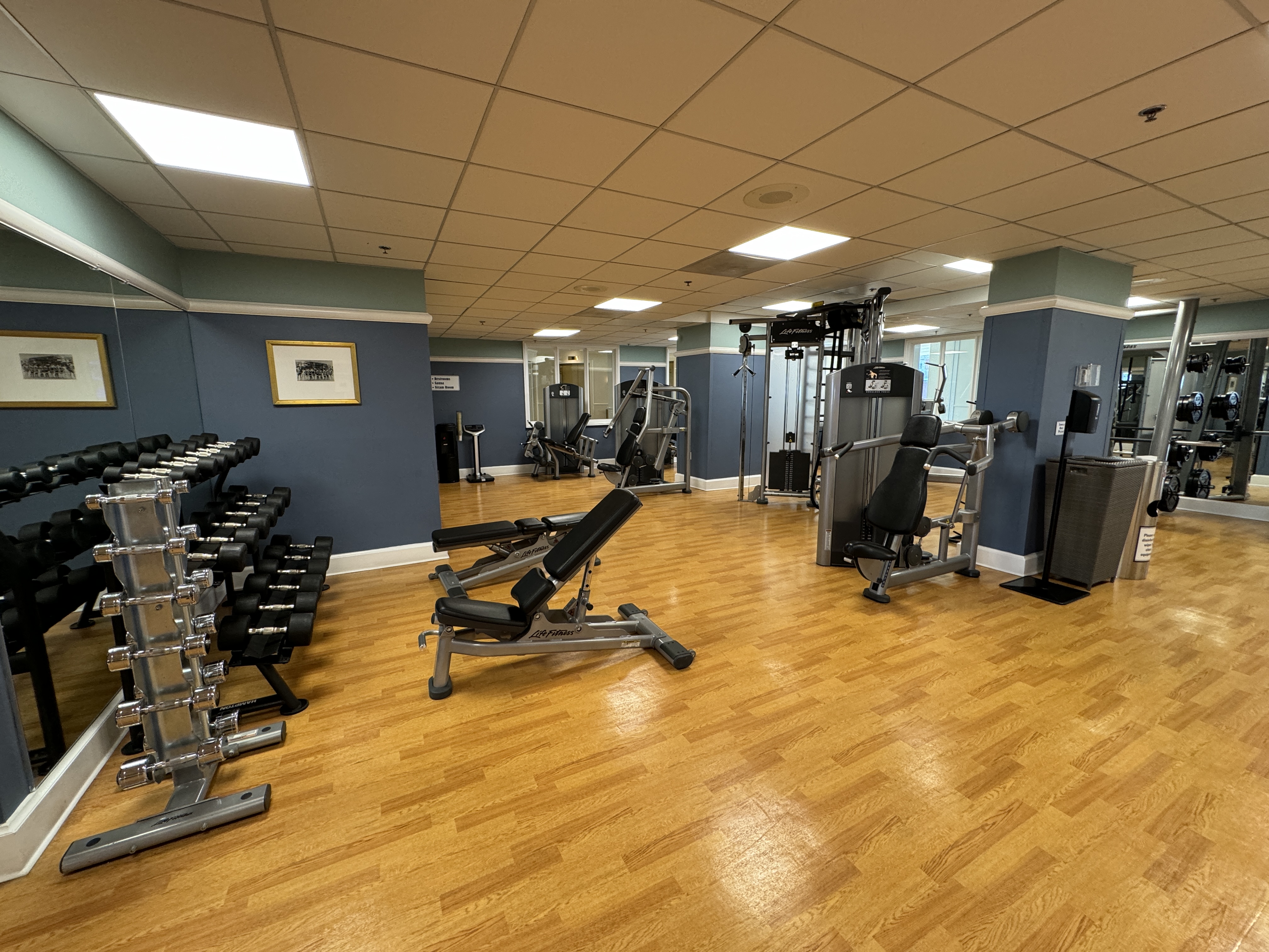 Disneys BoardWalk Inn Gym Free Weights Disneys BoardWalk Inn Gym Free Weights