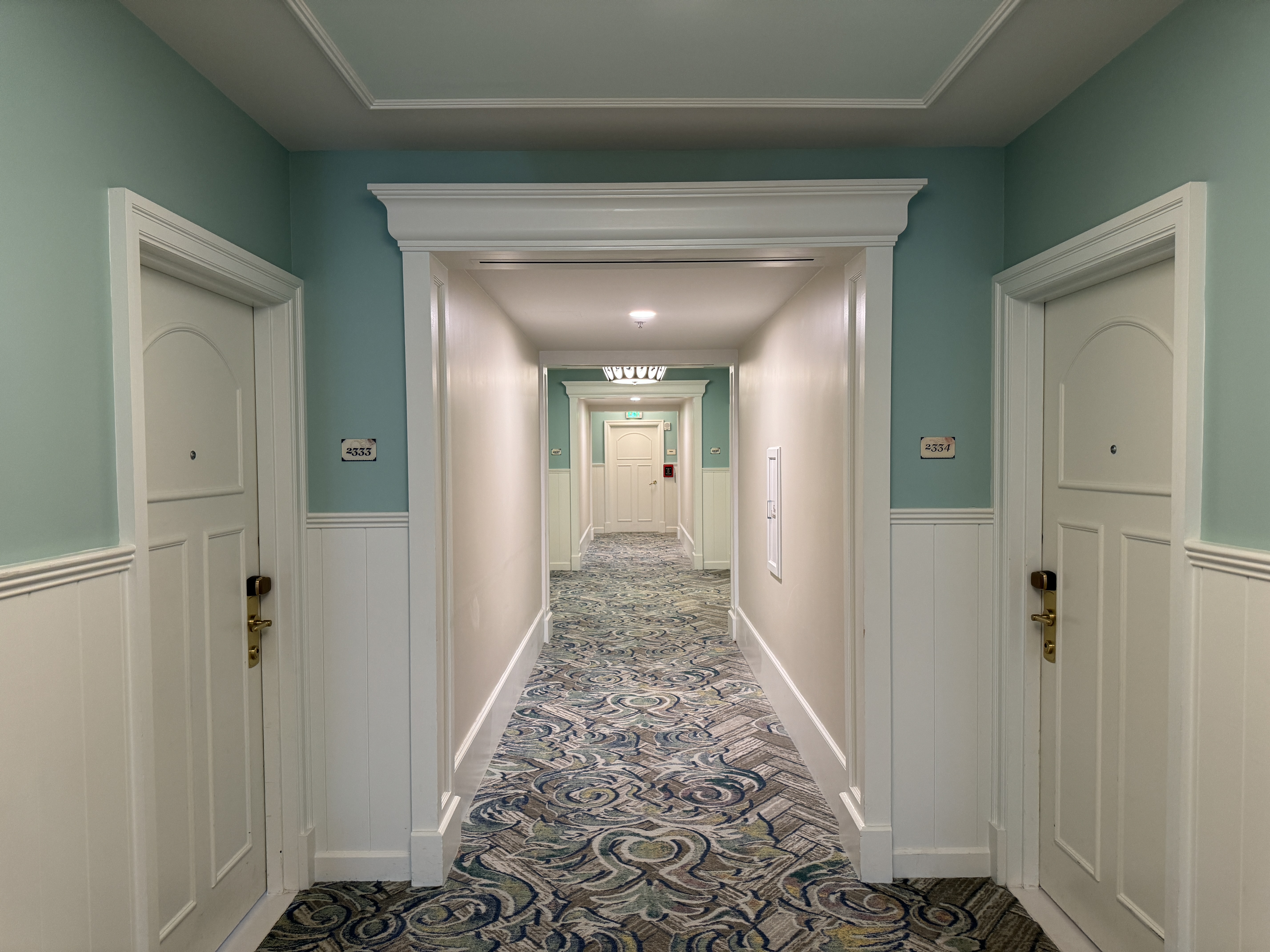 Disneys BoardWalk Inn Hallway Disneys BoardWalk Inn Hallway