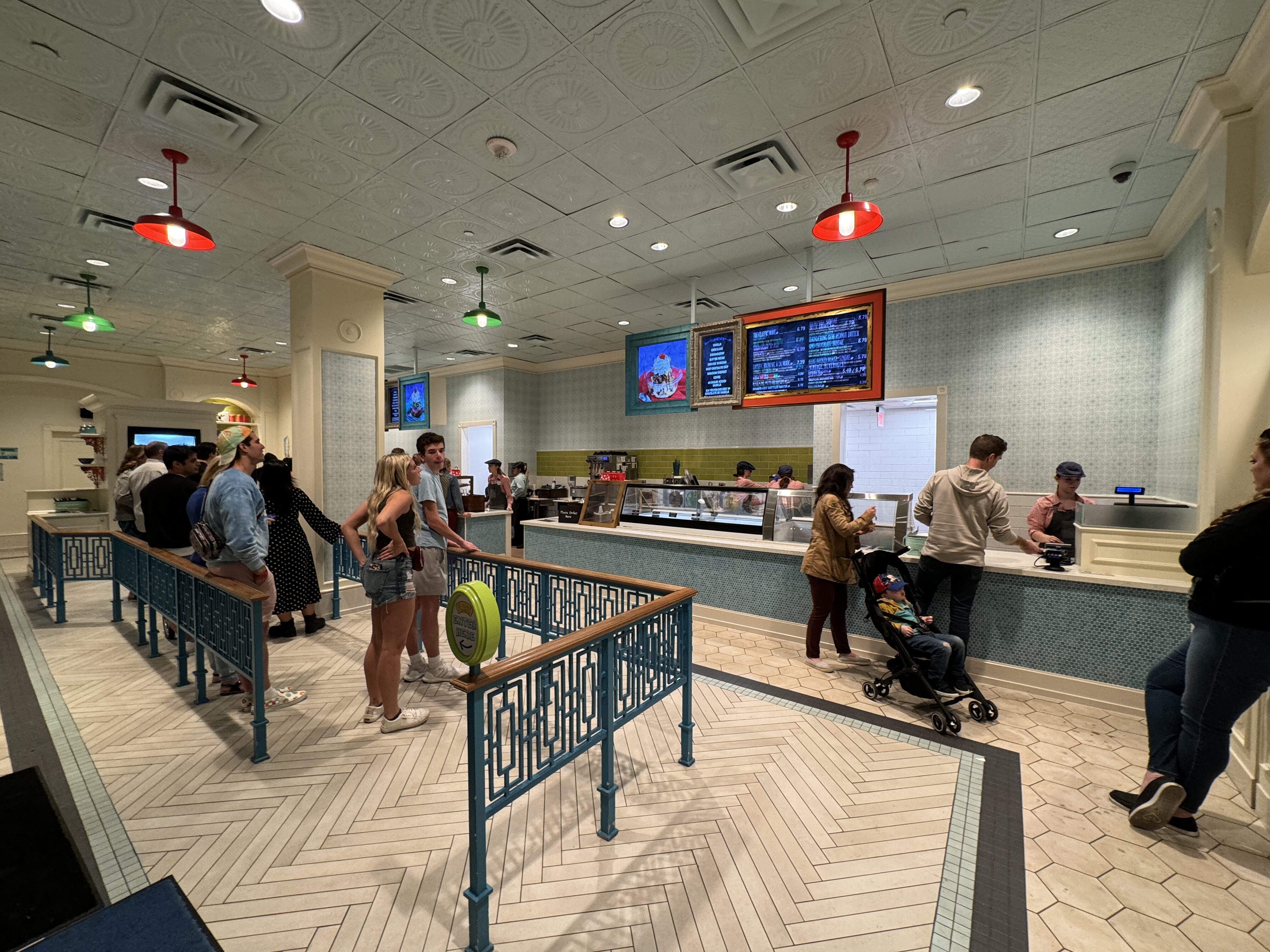 Disneys BoardWalk Inn Ice Cream Interior Disneys BoardWalk Inn Ice Cream Interior
