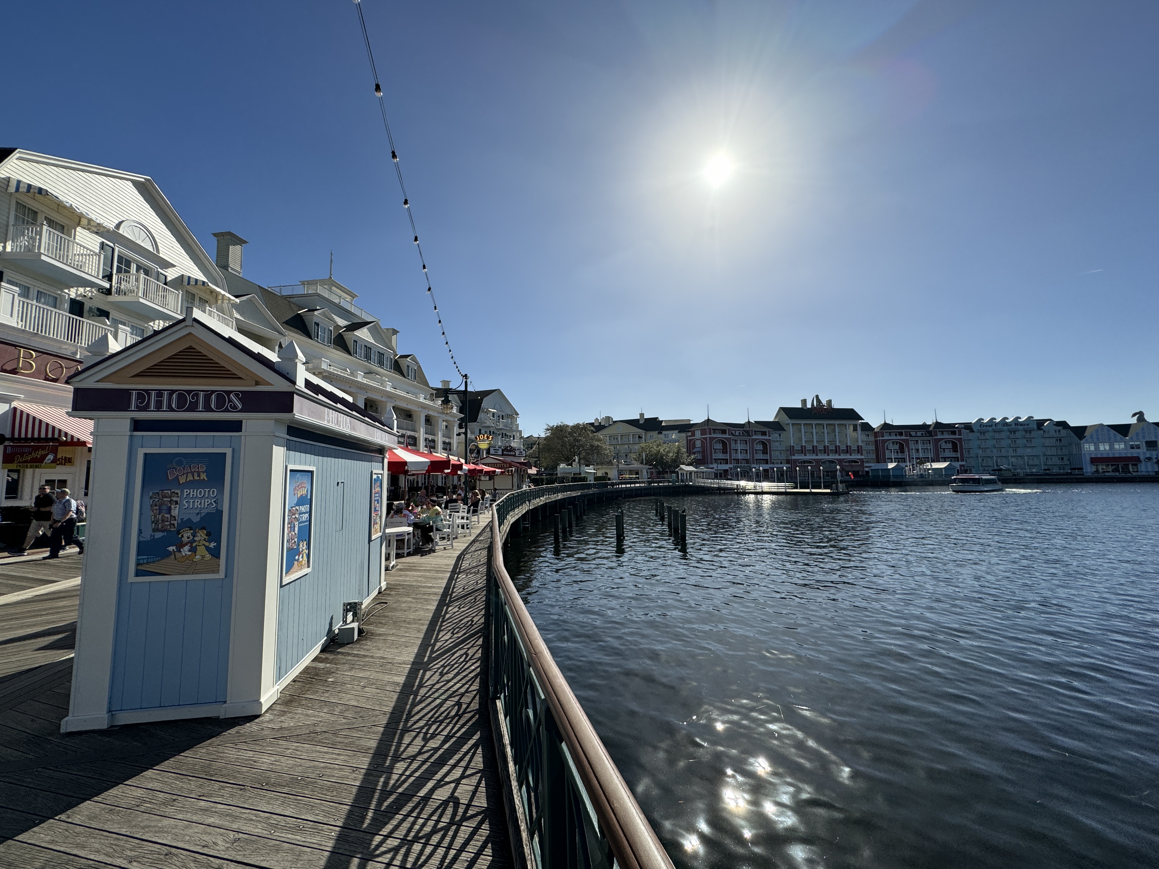 Disneys BoardWalk Inn Lake BoardWalk Shot Disneys BoardWalk Inn Lake BoardWalk Shot