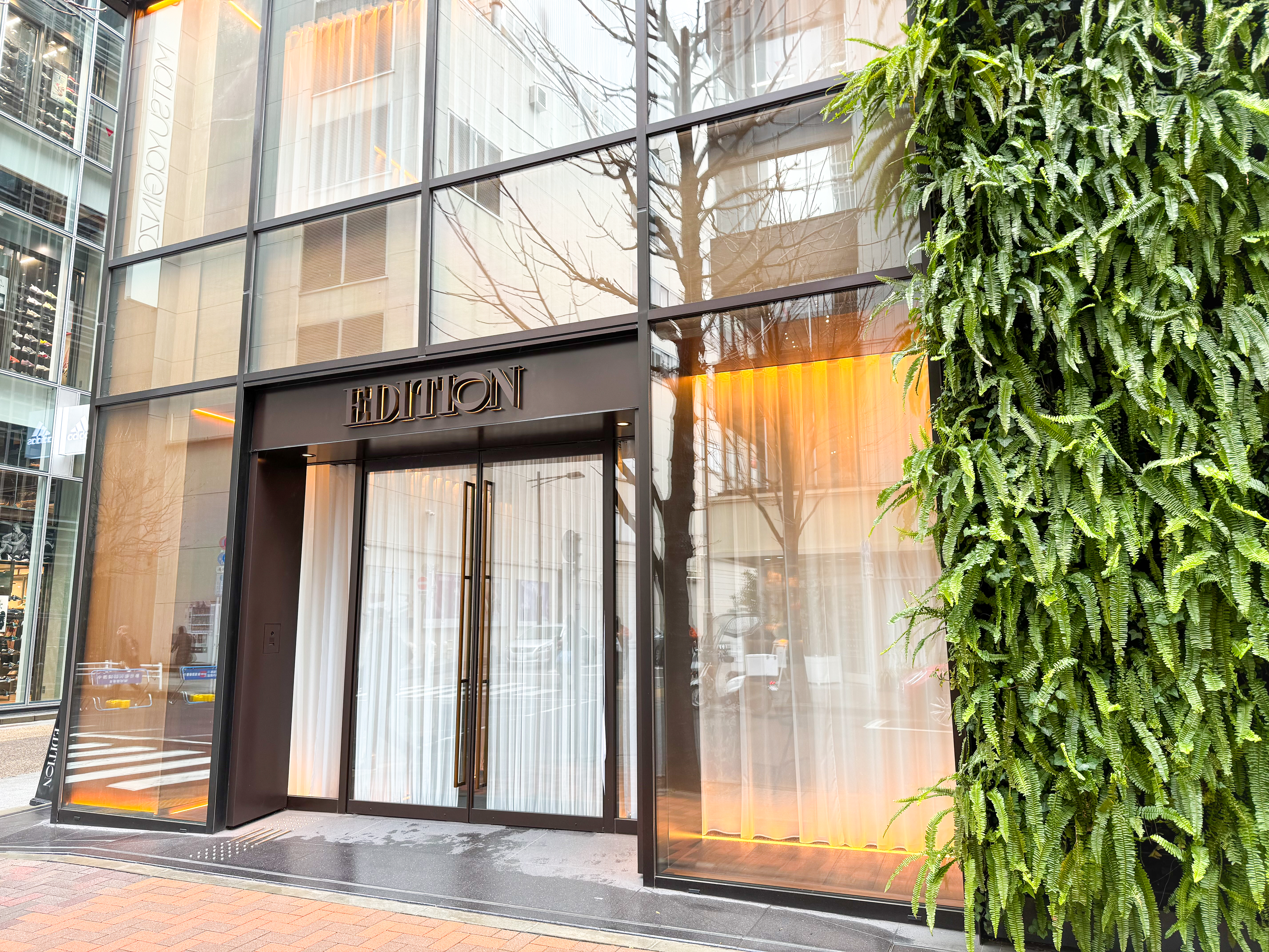 EDITION Tokyo Ginza door entry EDITION Tokyo Ginza door entry