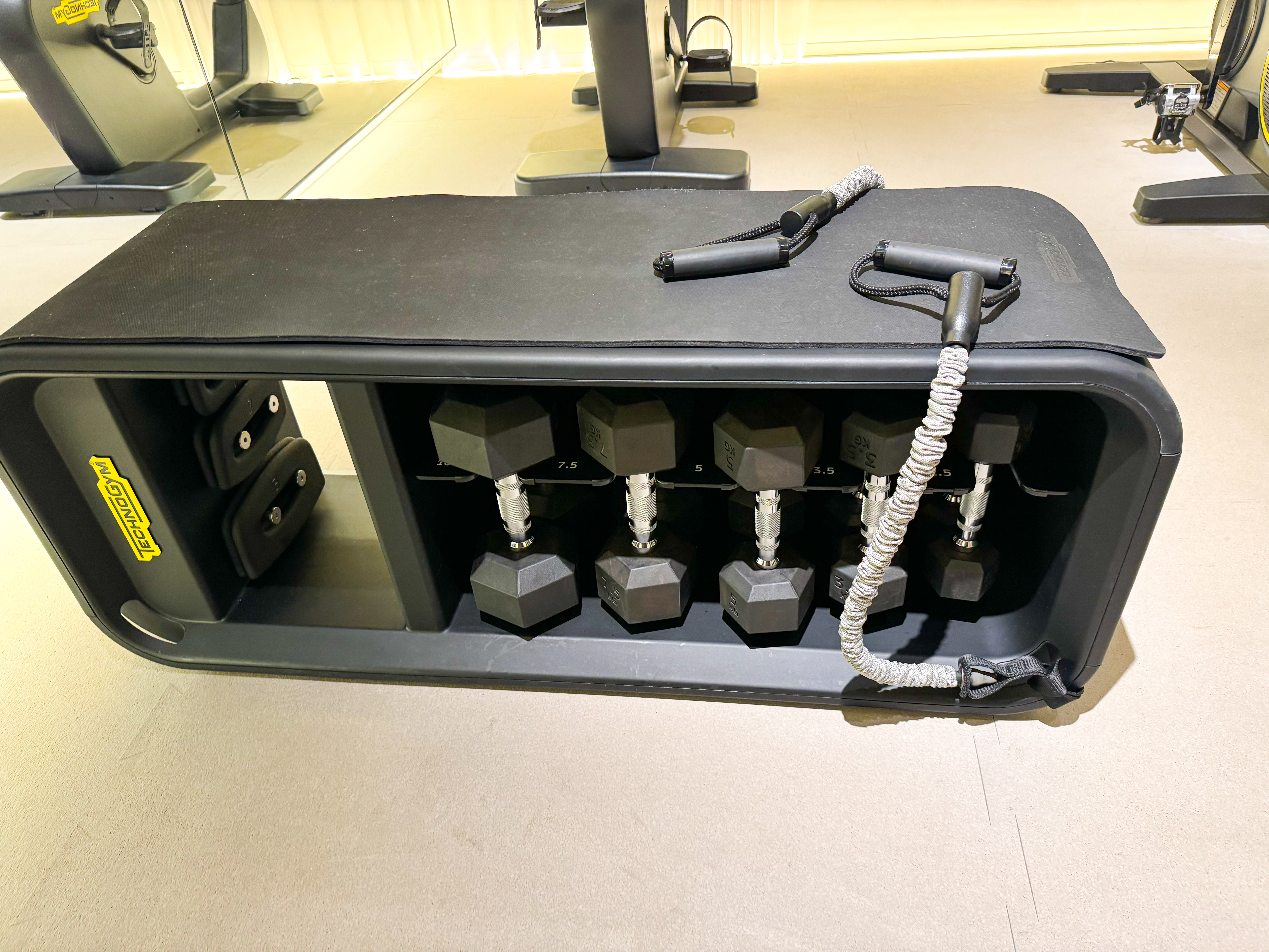 EDITION Tokyo Ginza gym weights EDITION Tokyo Ginza gym weights