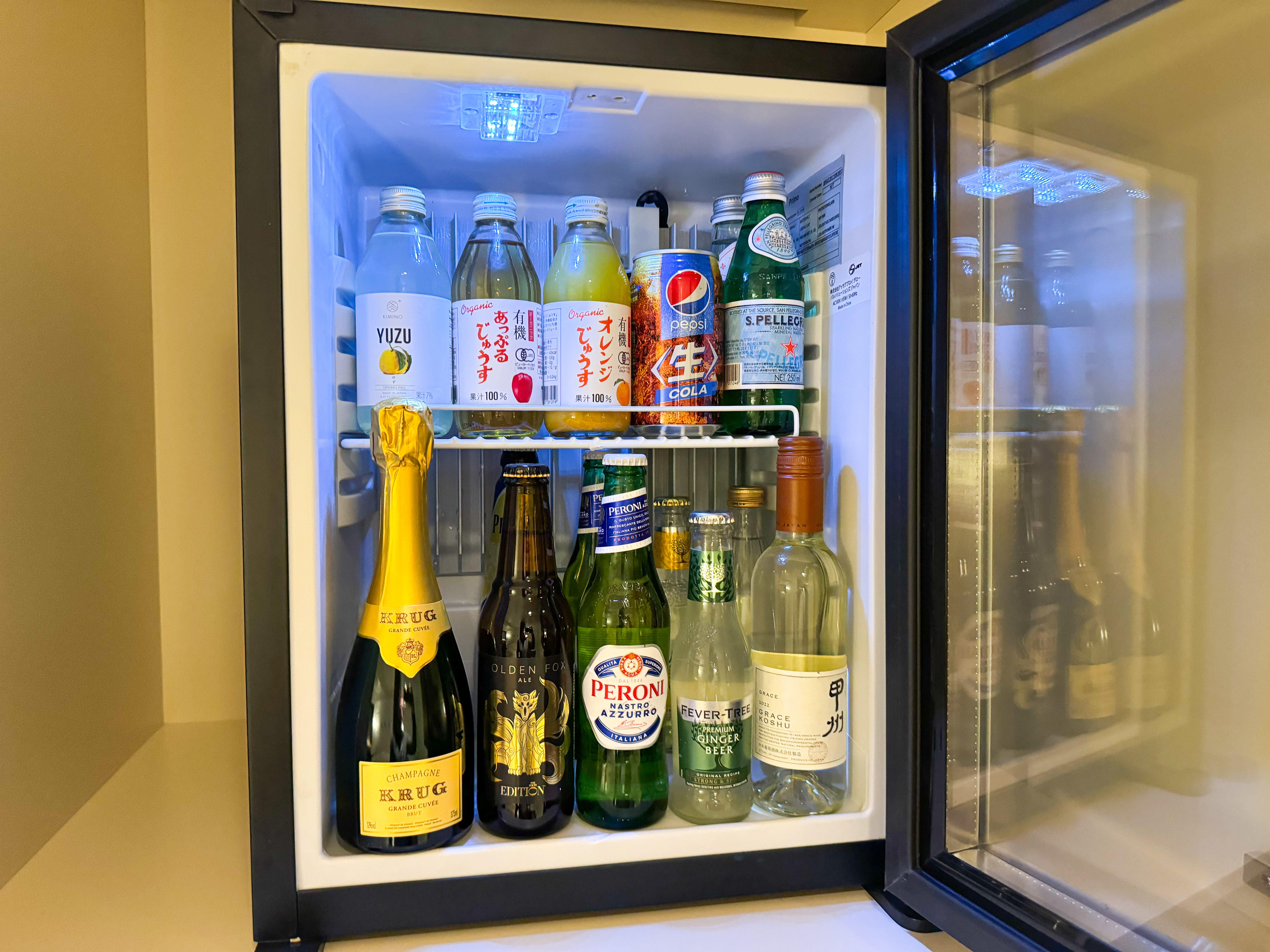 EDITION Tokyo Ginza minibar EDITION Tokyo Ginza minibar