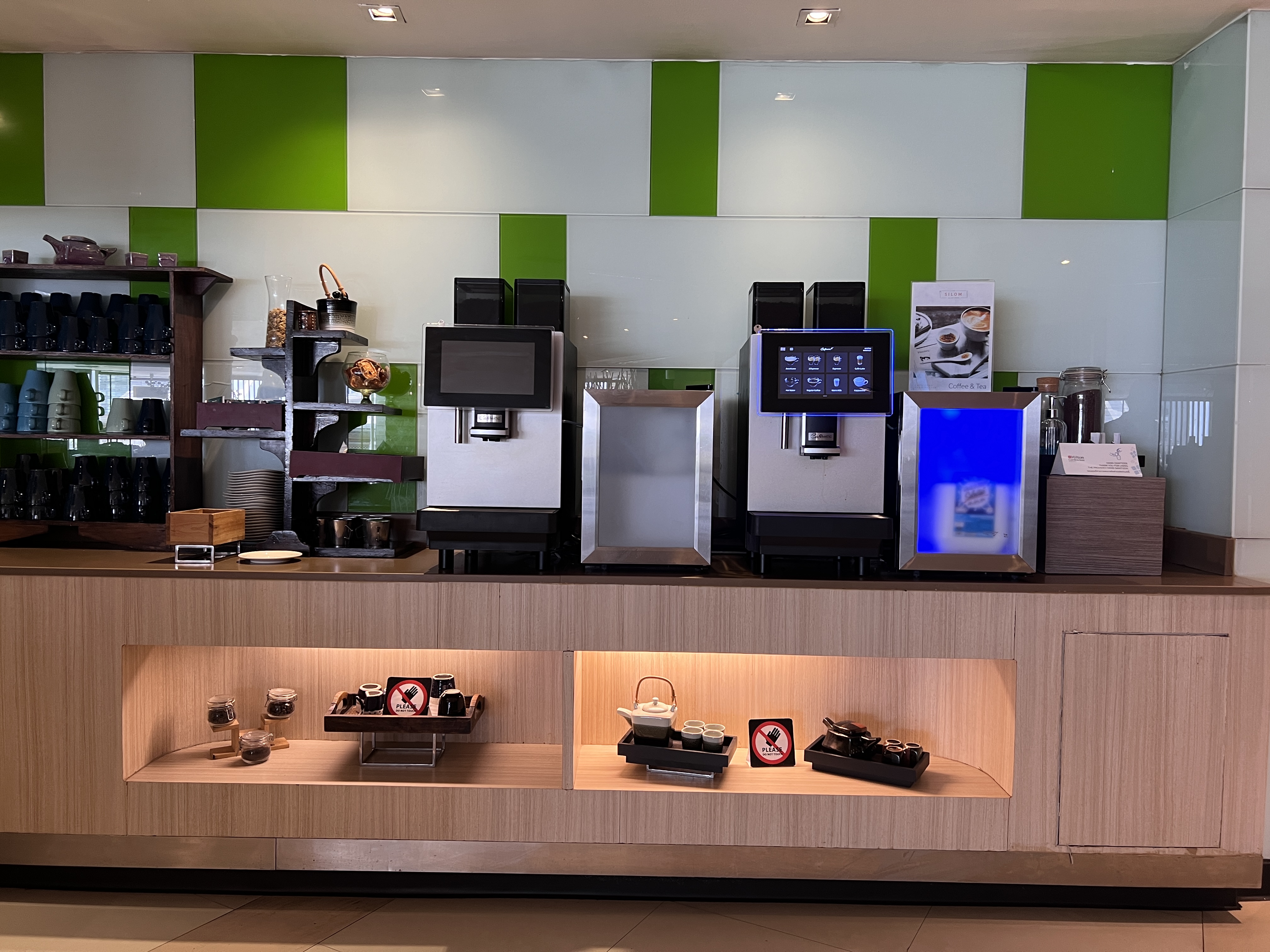 Hilton Garden Inn Bangkok Silom All Day Dining coffee machines