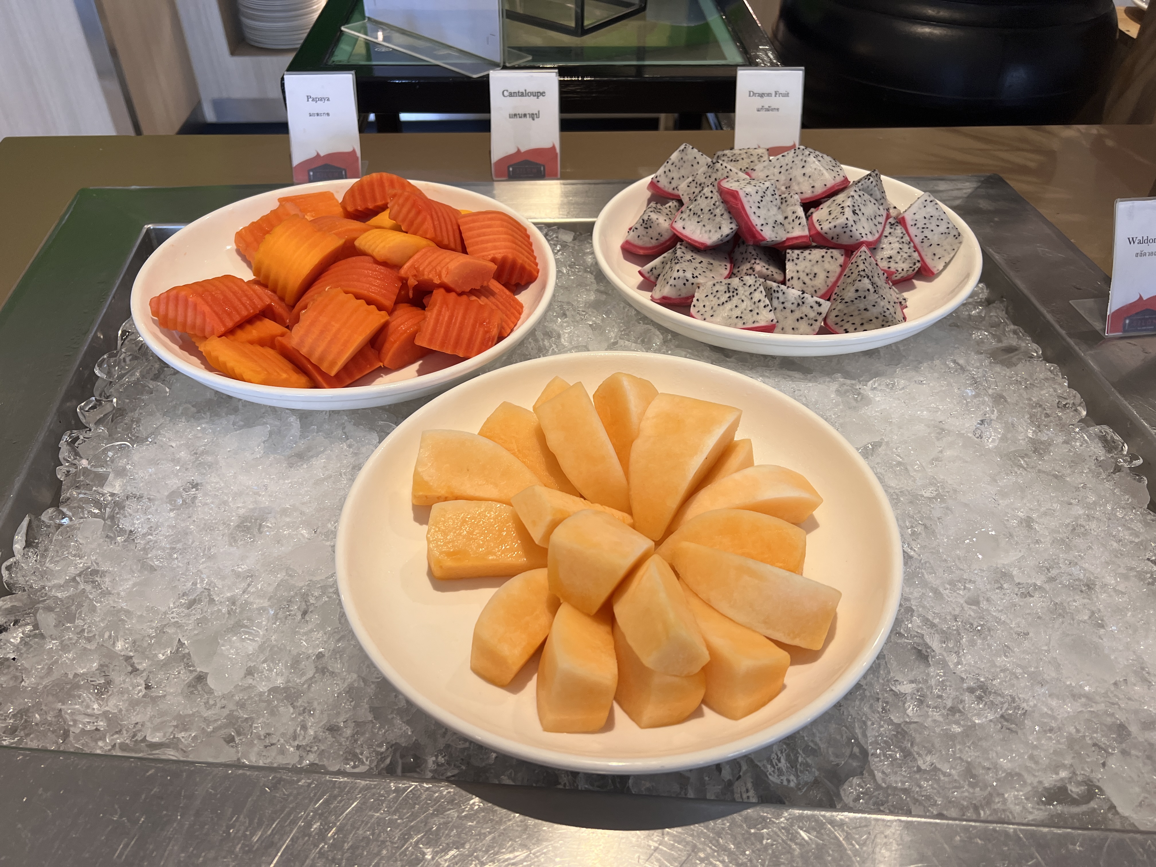 Hilton Garden Inn Bangkok Silom All Day Dining fruit selection