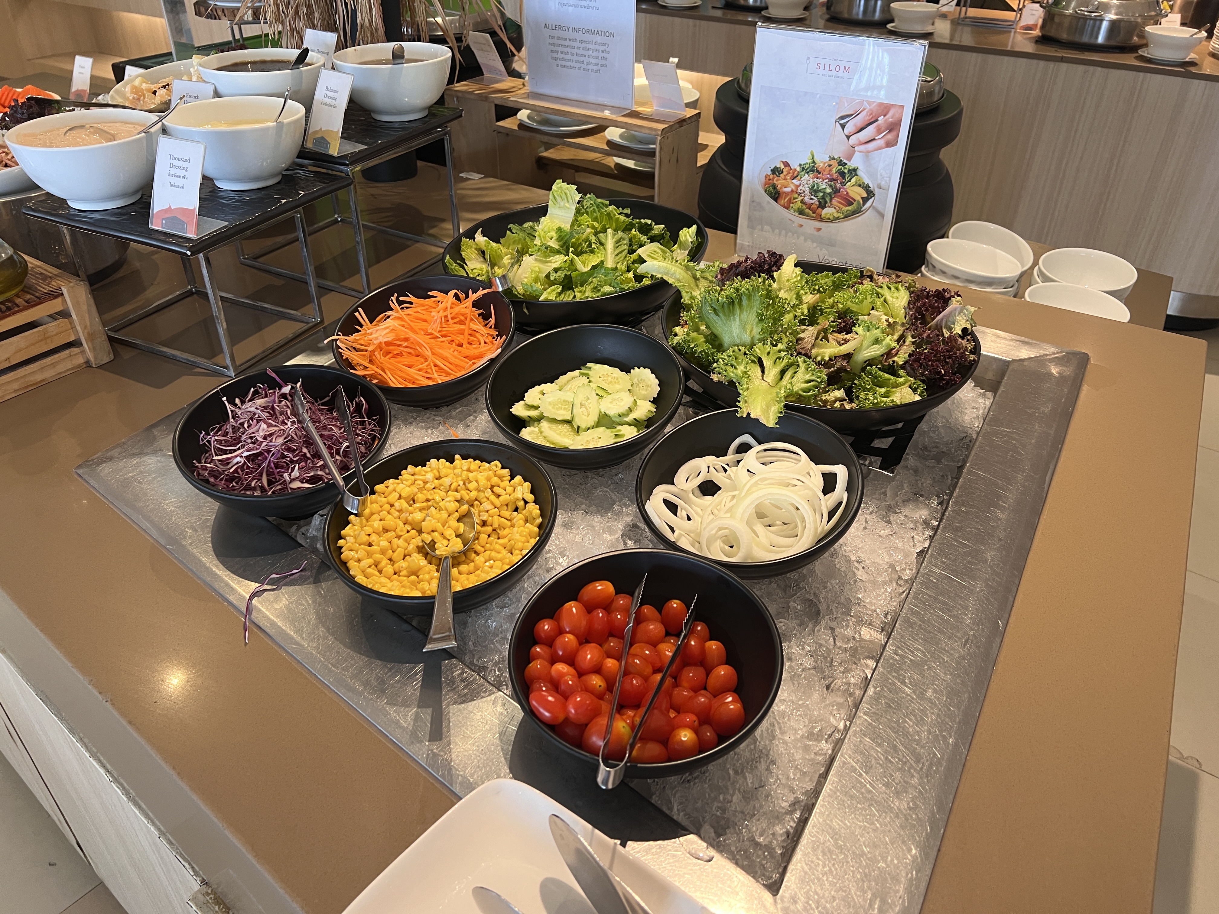 Hilton Garden Inn Bangkok Silom All Day Dining salad options
