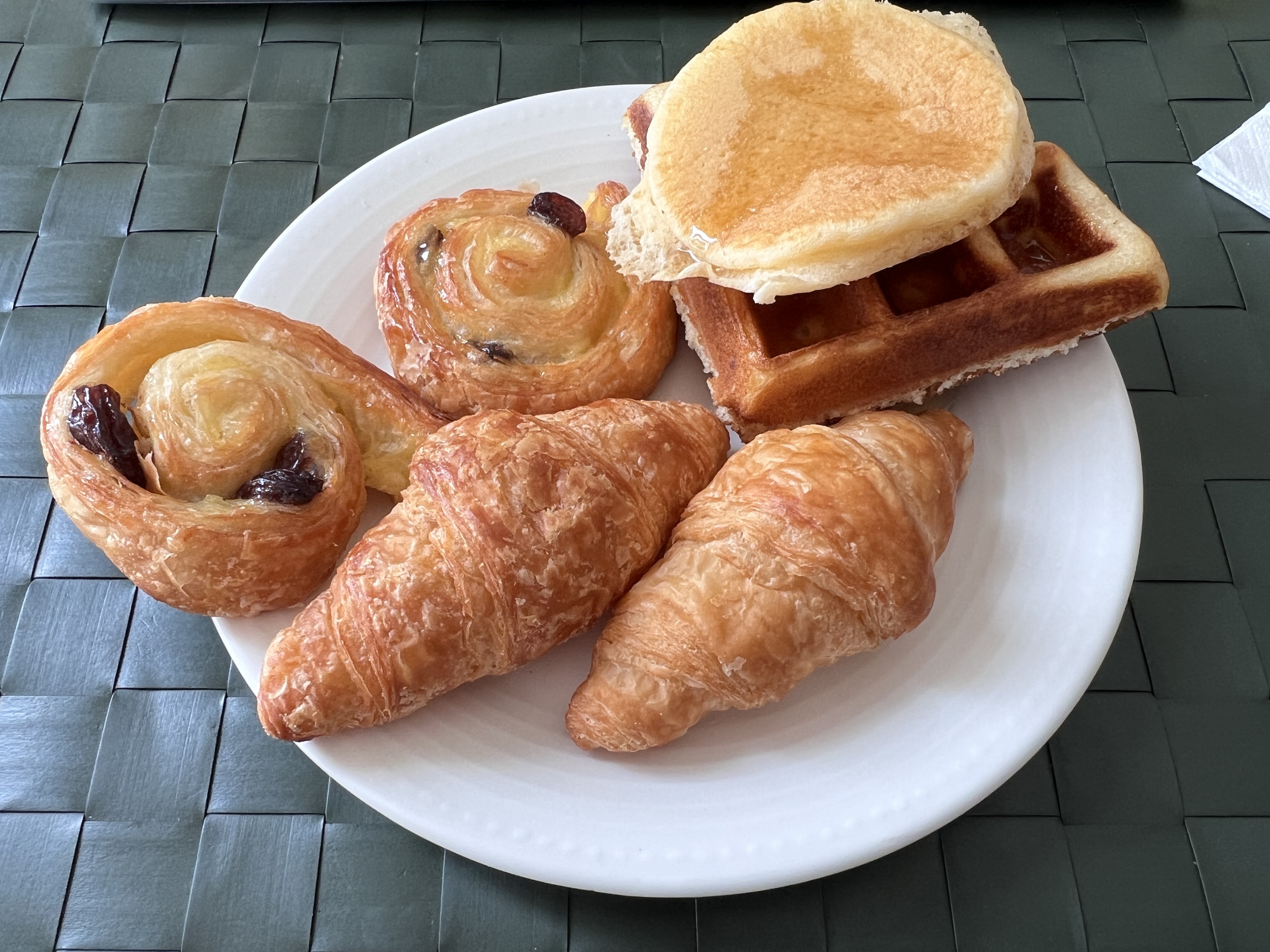 Hilton Garden Inn Bangkok Silom breakfast plate
