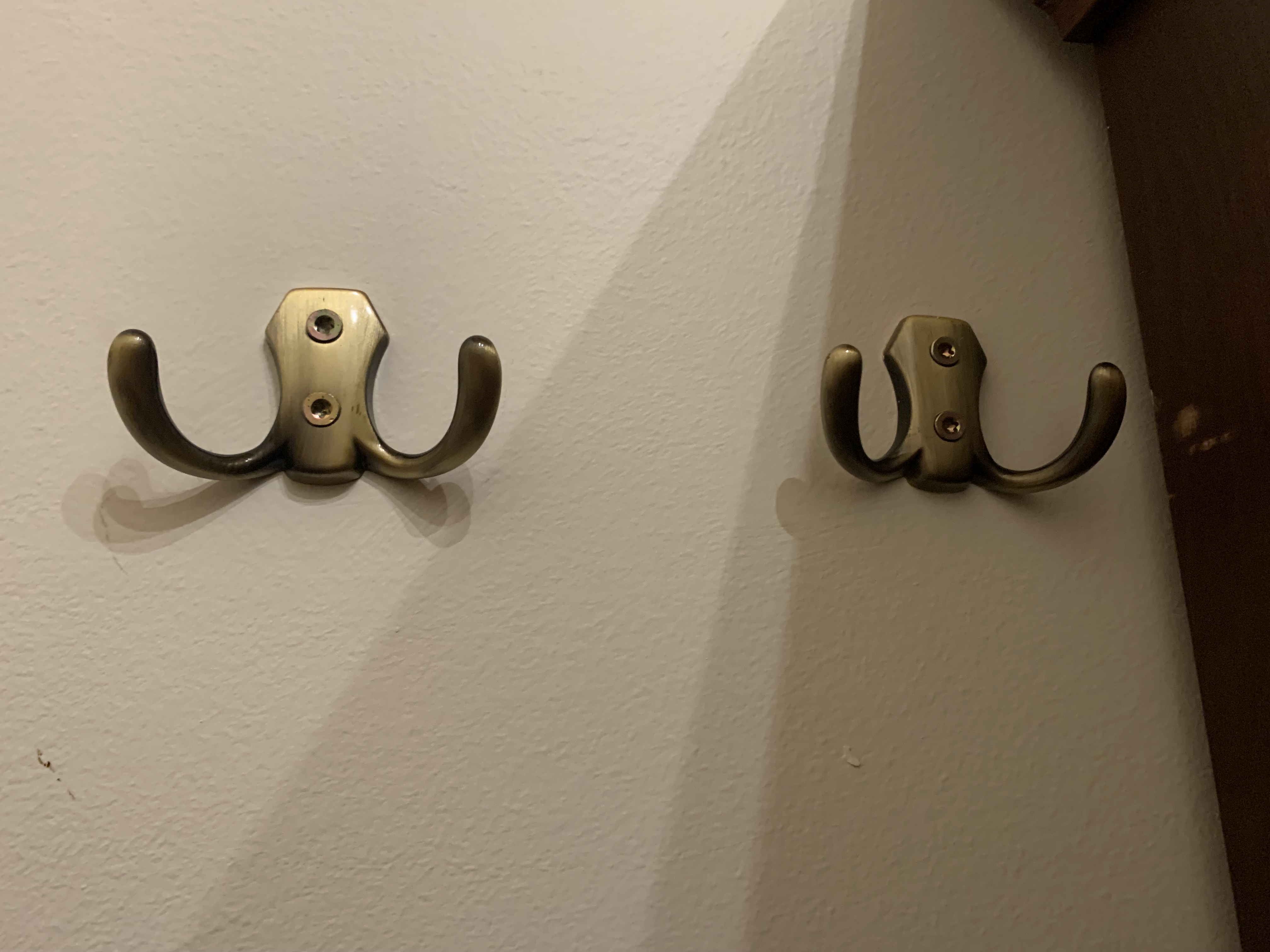 Hotel Ranga deluxe room coat hooks