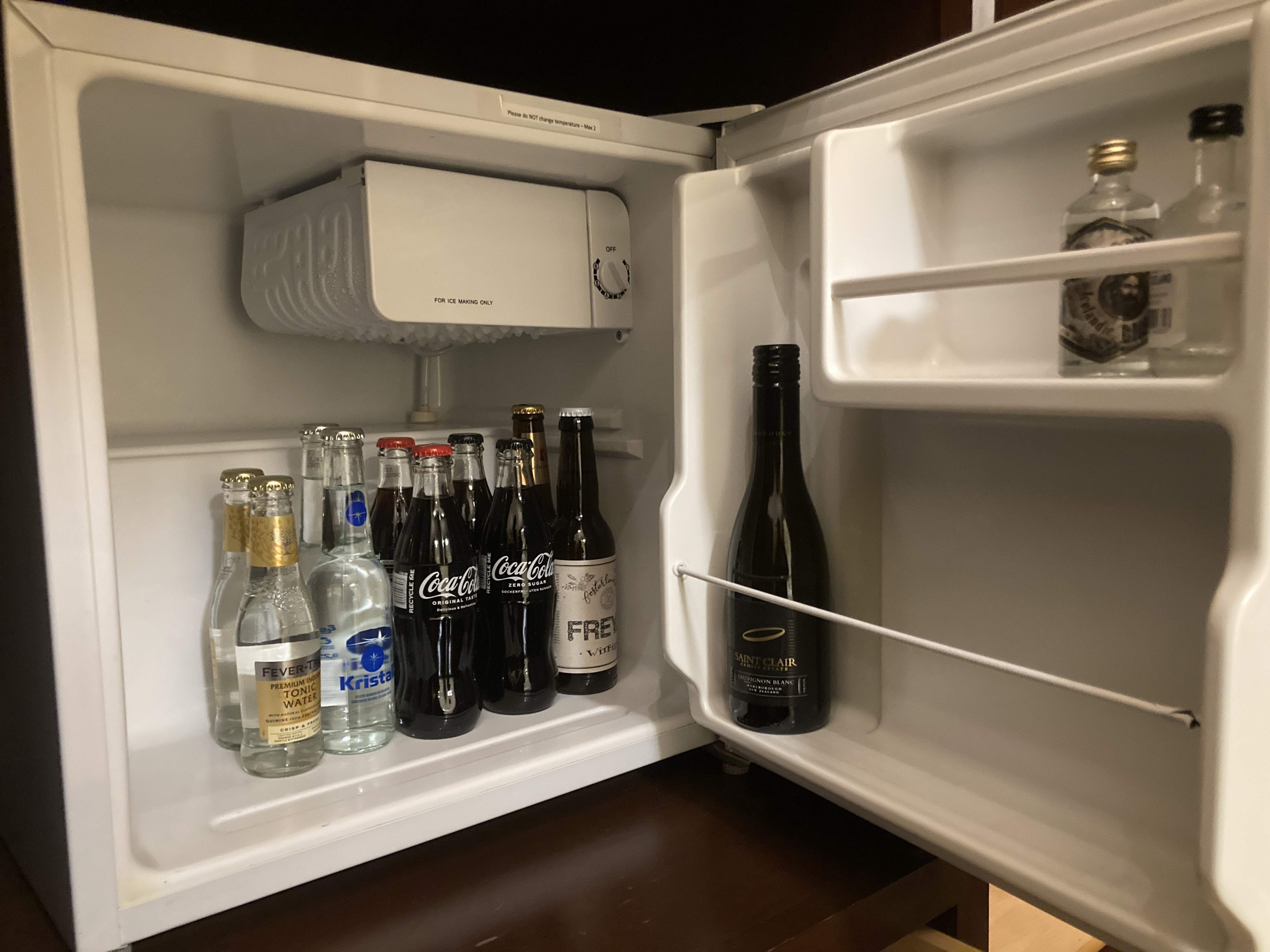 Hotel Ranga deluxe room minifridge