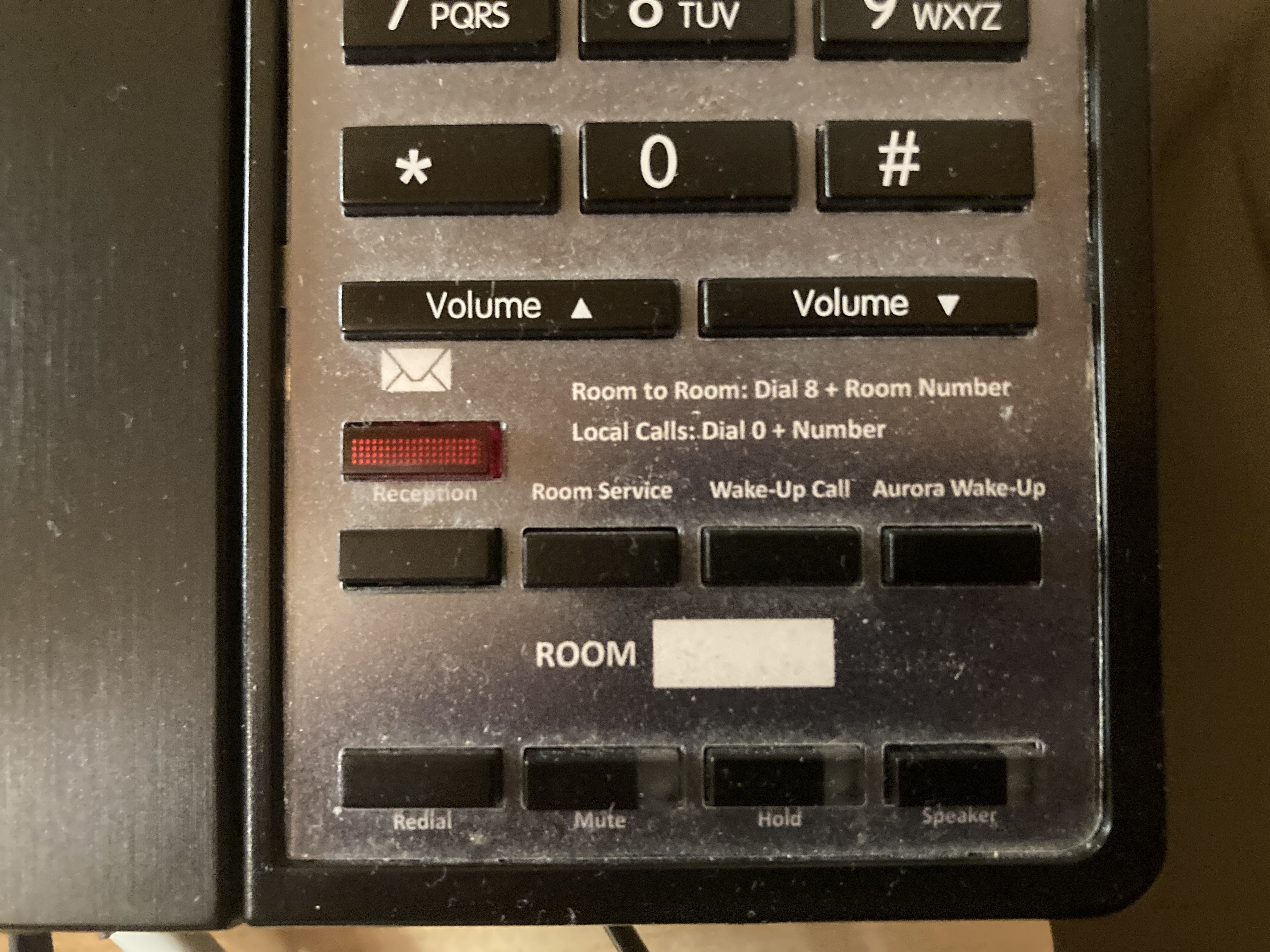 Hotel Ranga deluxe room phone with aurora wakeup option