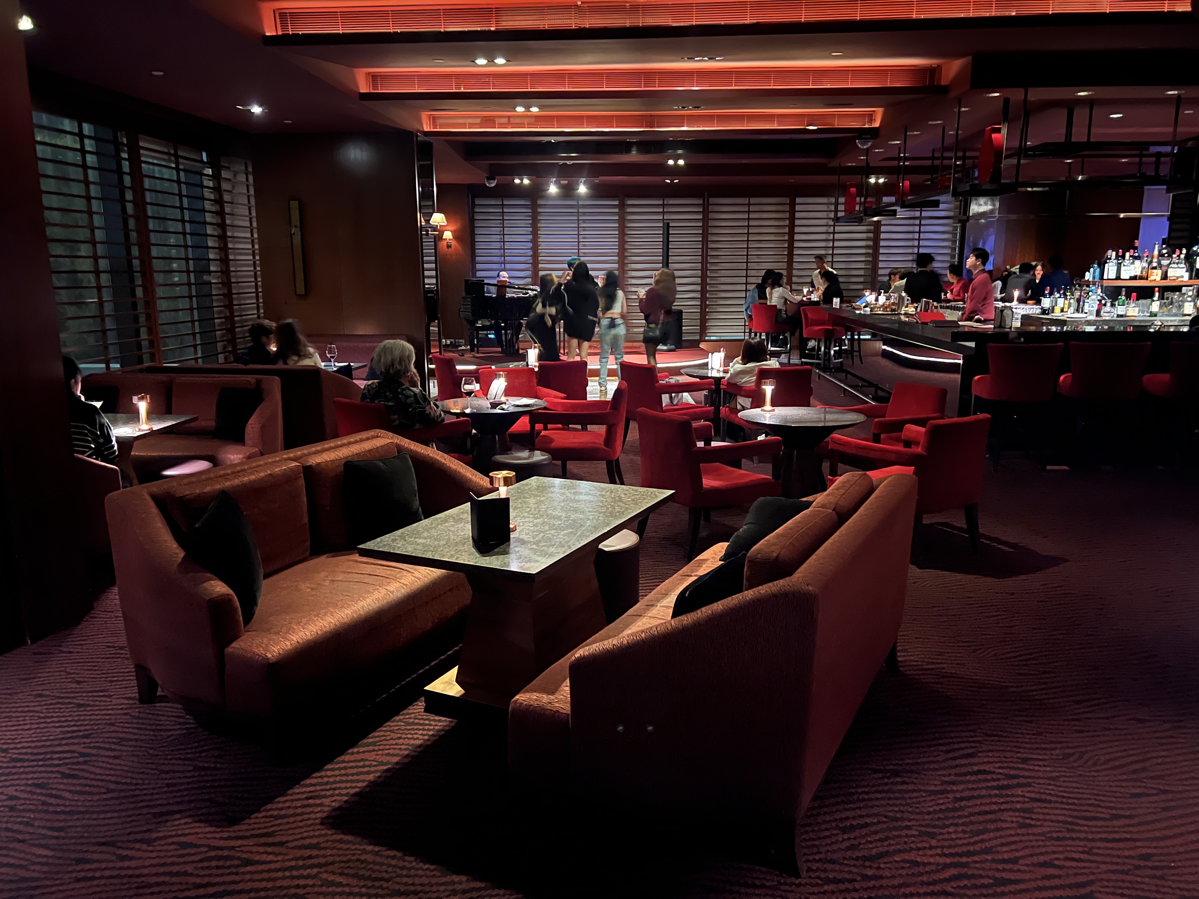 Hyatt Regency Hong Kong Sha Tin Tin Tin bar seating section