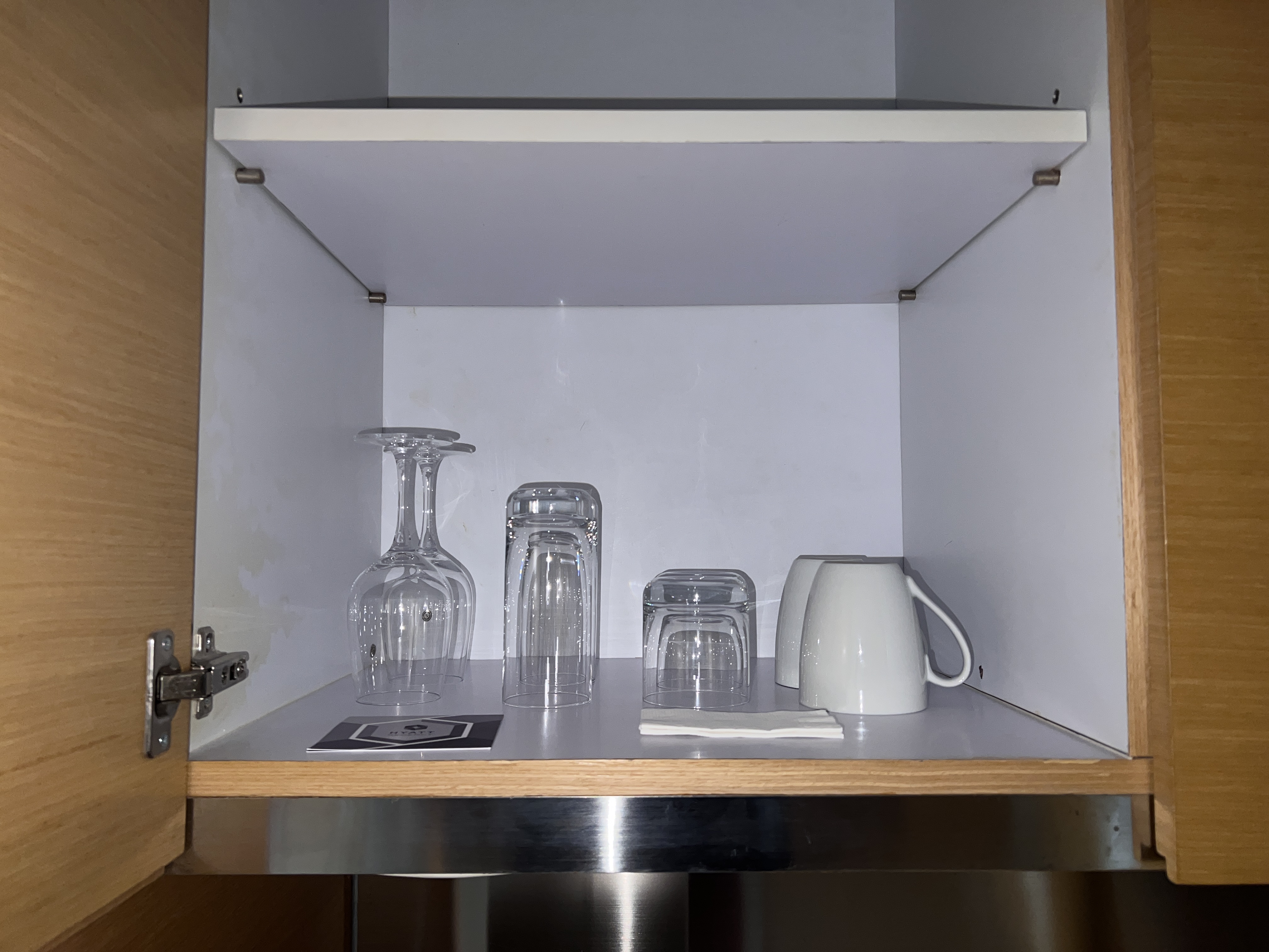 Hyatt Regency Hong Kong Sha Tin cabinet glassware