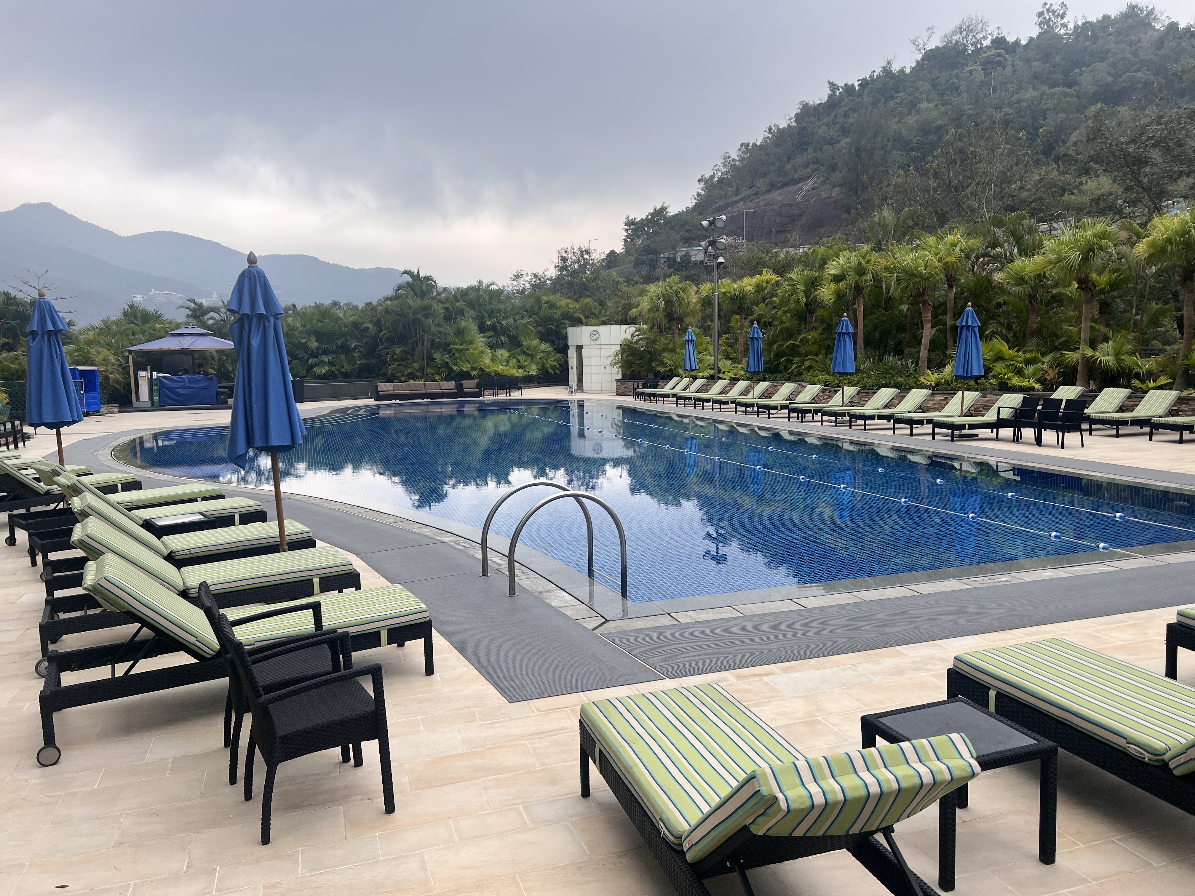 Hyatt Regency Hong Kong Sha Tin pool view