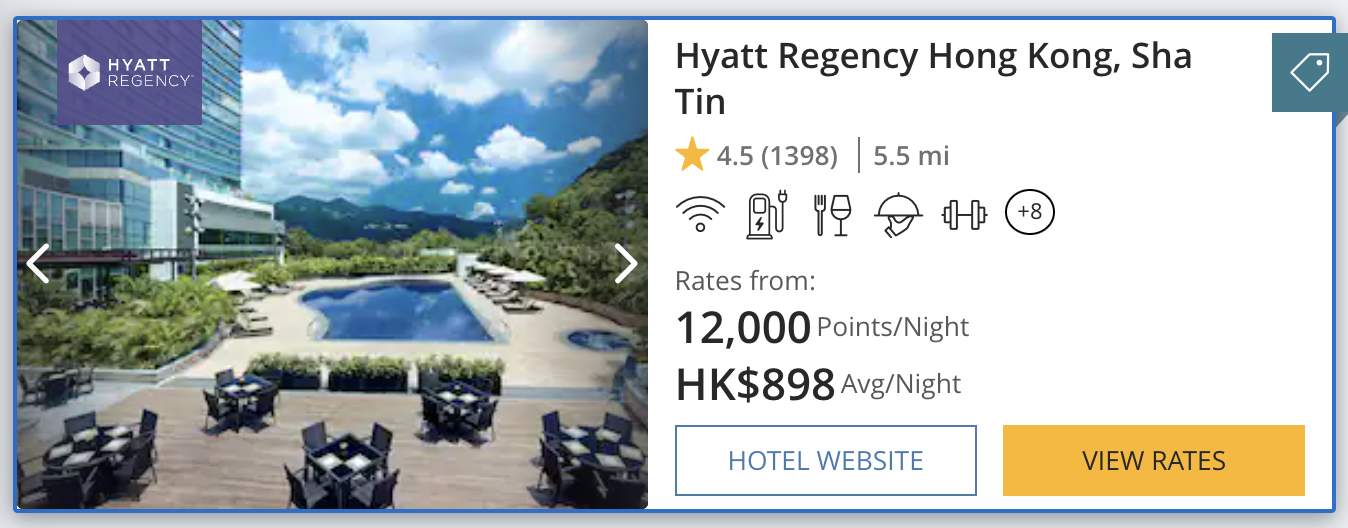 Hyatt Regency Hong Kong Sha Tin pricing