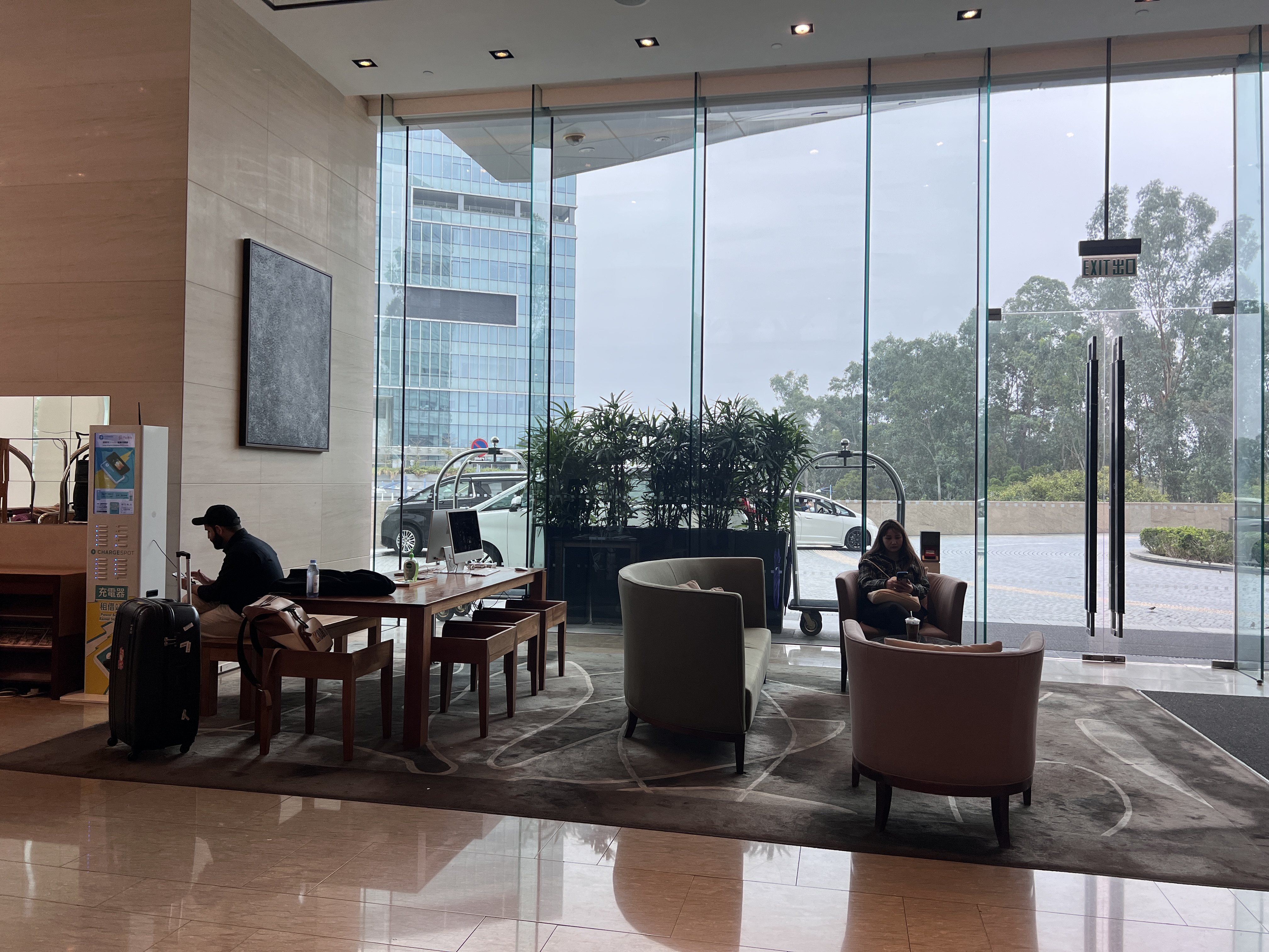 Hyatt Regency Hong Kong Sha Tin seating section