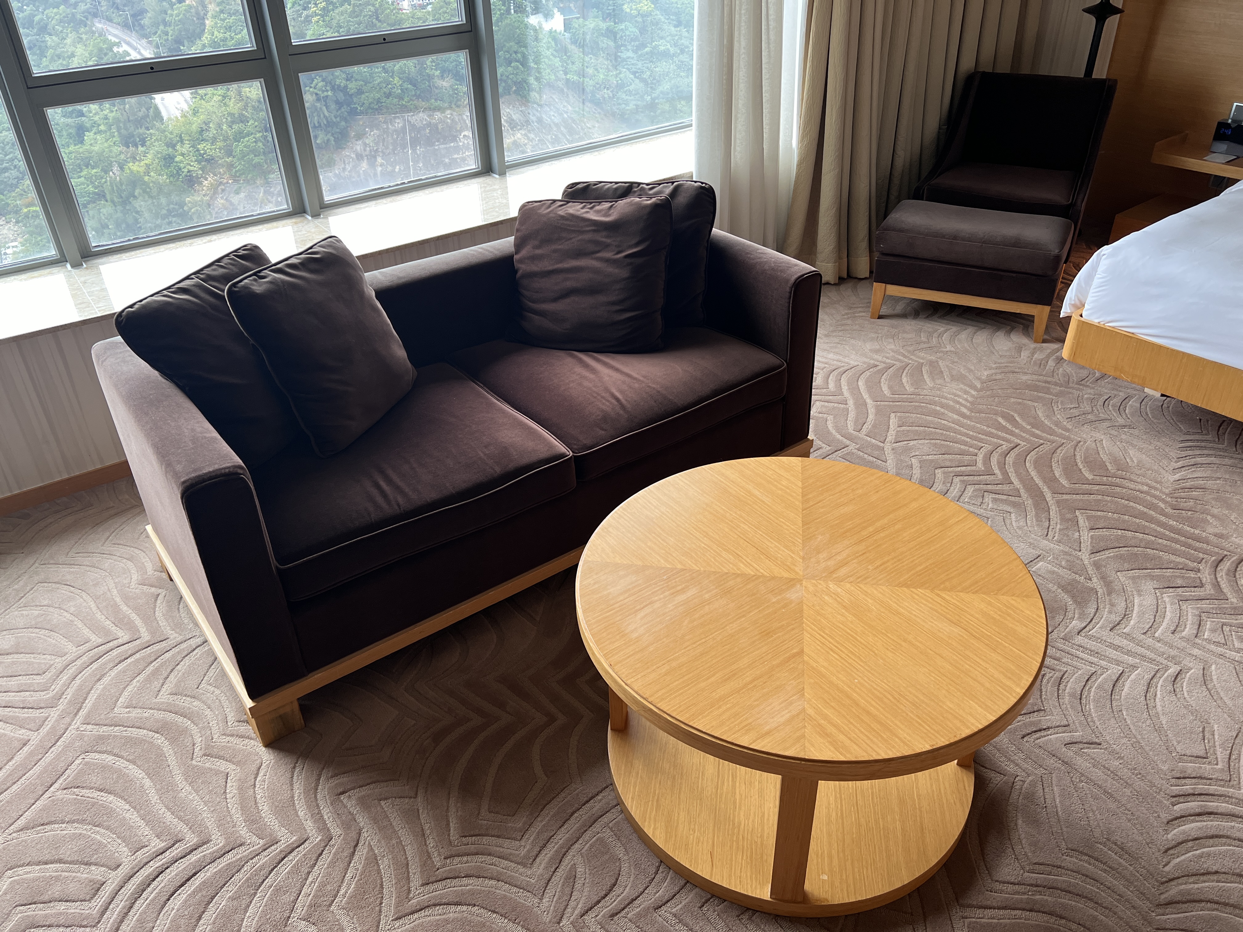 Hyatt Regency Hong Kong Sha Tin sofa and coffee table