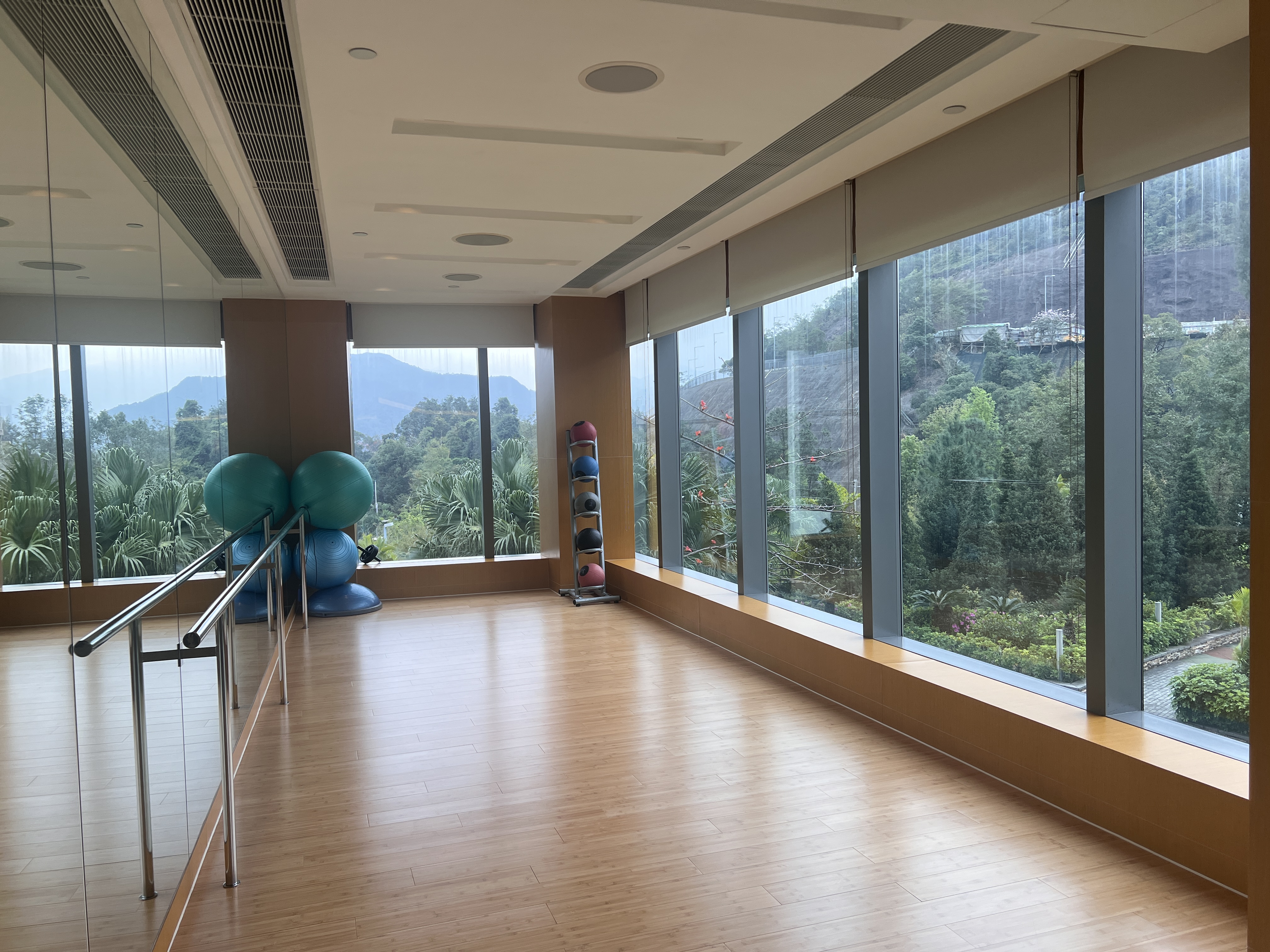 Hyatt Regency Hong Kong Sha Tin yoga room