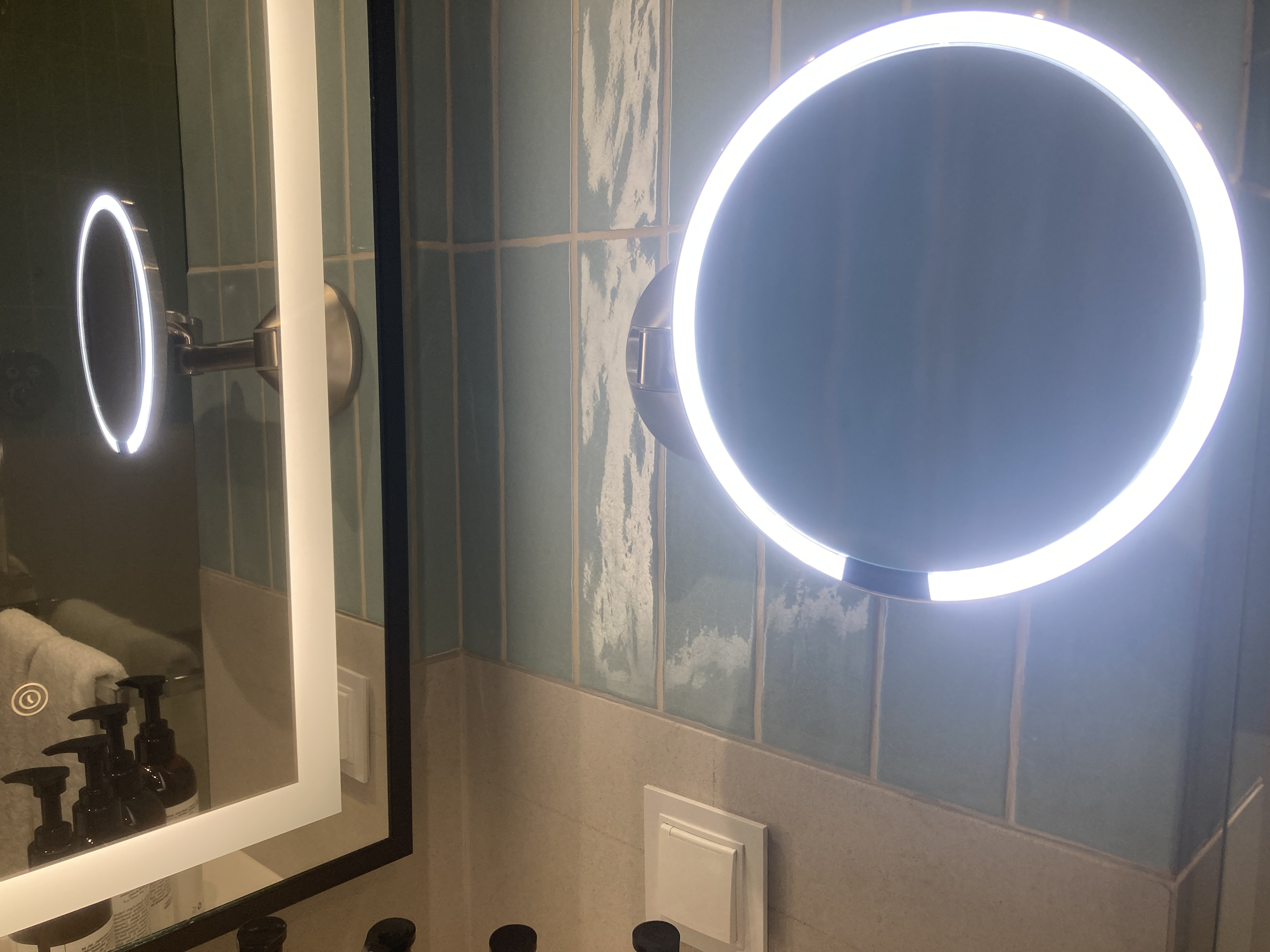 Hyatt Regency Lisbon bathroom makeup mirror Hyatt Regency Lisbon bathroom makeup mirror