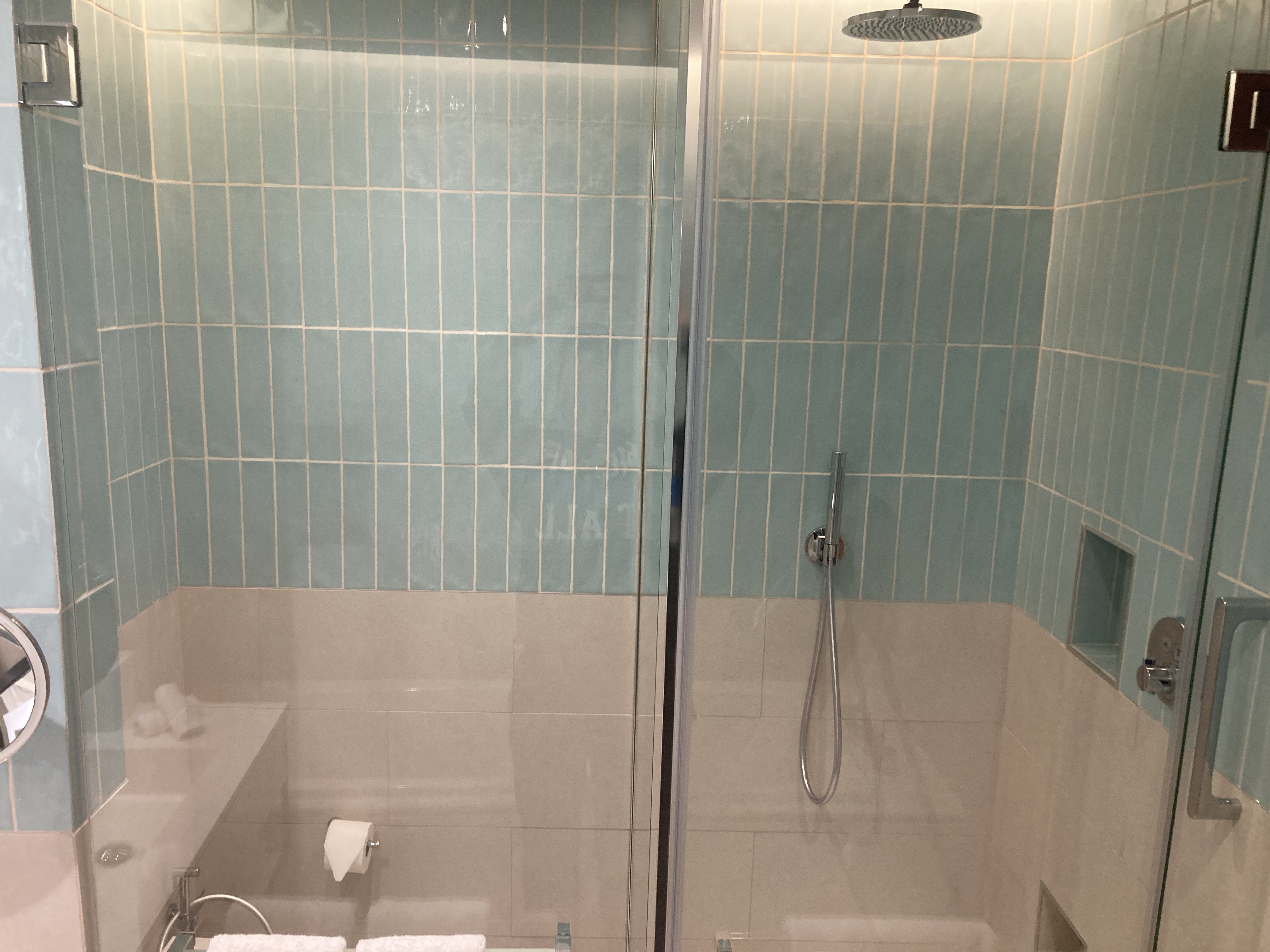 Hyatt Regency Lisbon bathroom toilet and shower stalls Hyatt Regency Lisbon bathroom toilet and shower stalls
