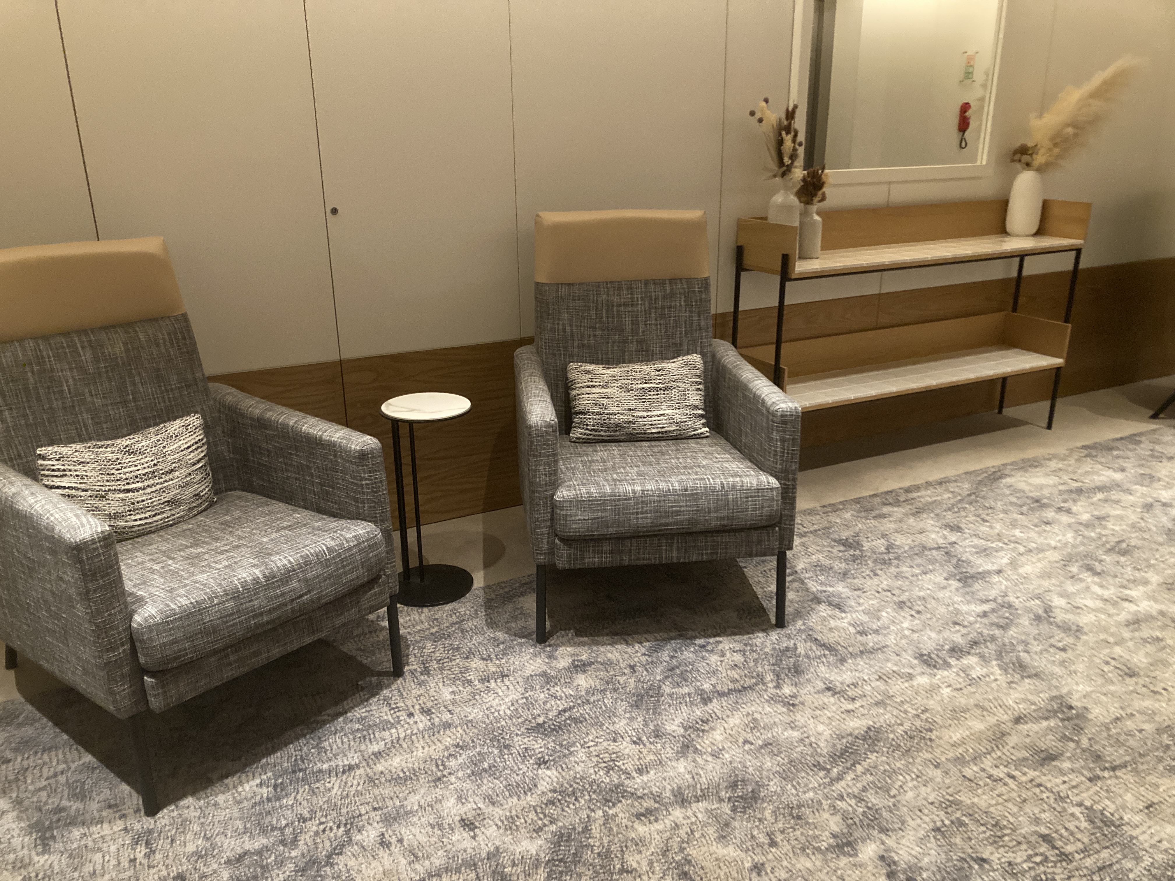 Hyatt Regency Lisbon guest floor elevator waiting area Hyatt Regency Lisbon guest floor elevator waiting area