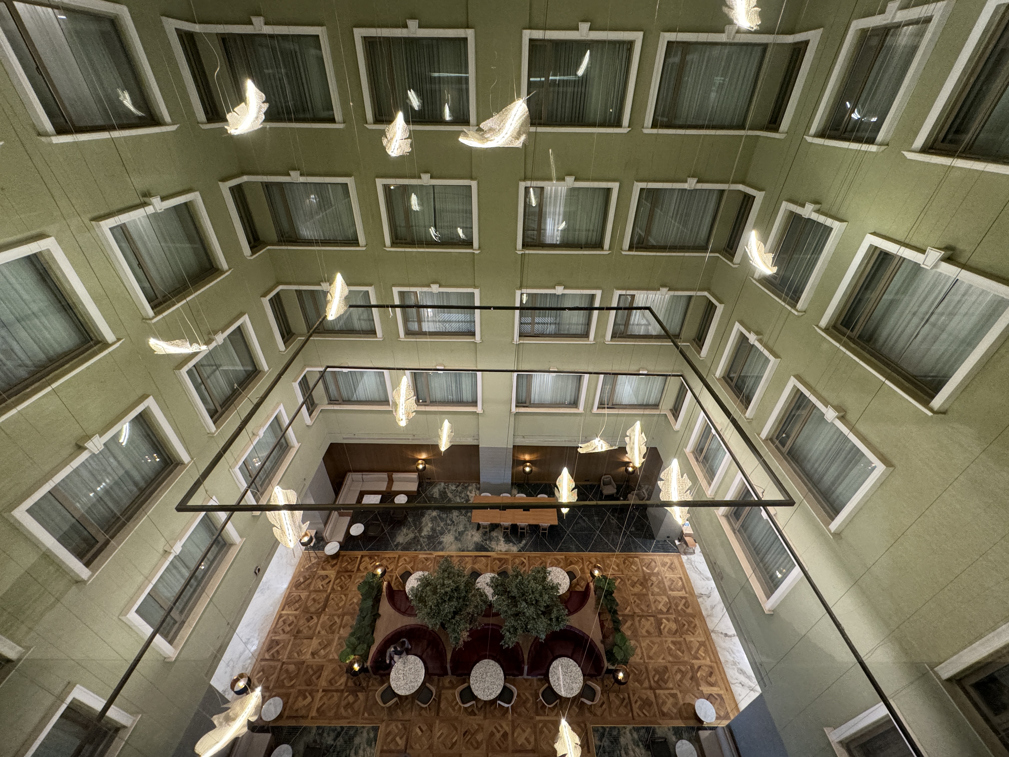 Hyatt Regency Nairobi 12th floor atrium view