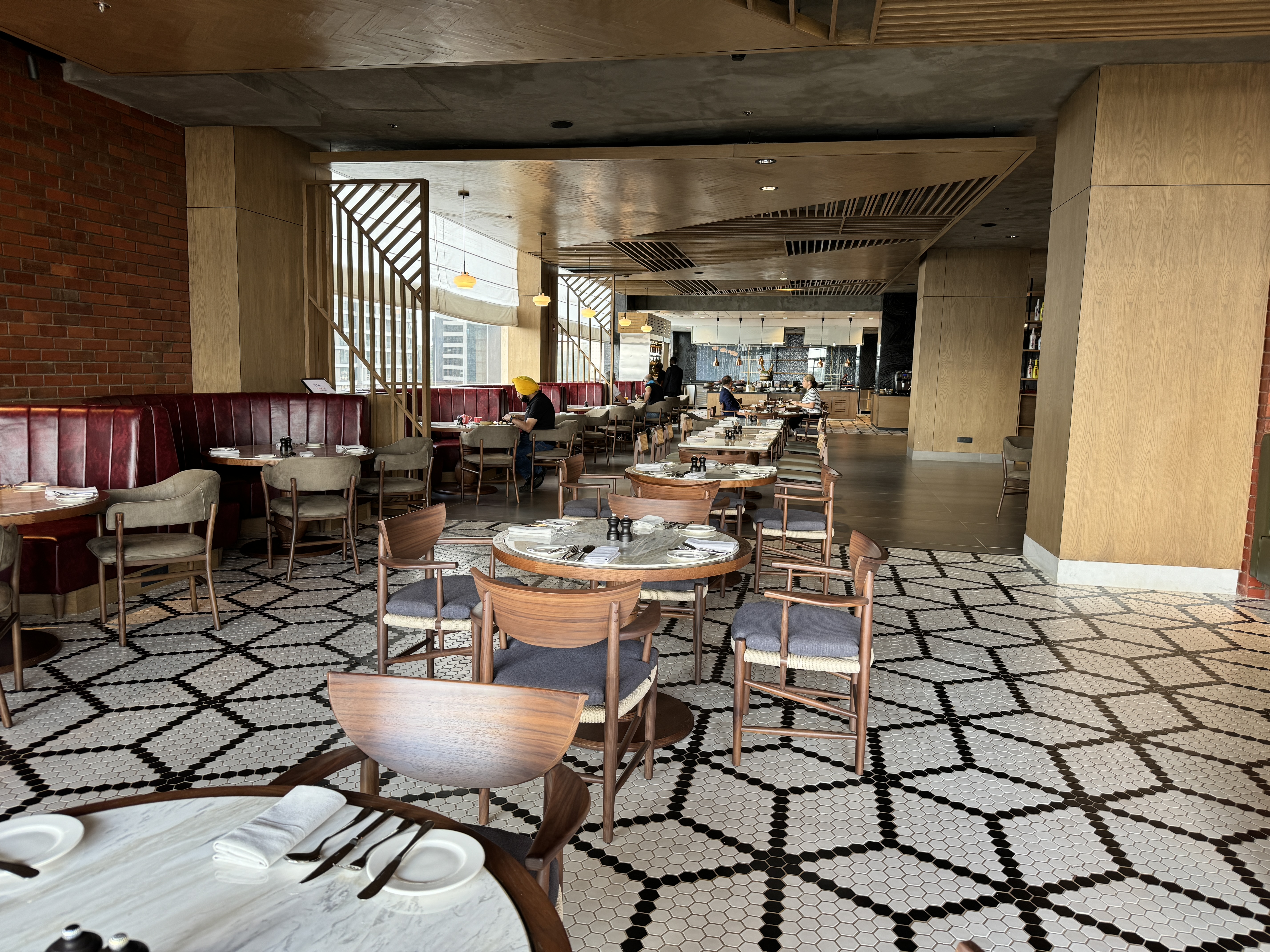 Hyatt Regency Nairobi EAT breakfast seating