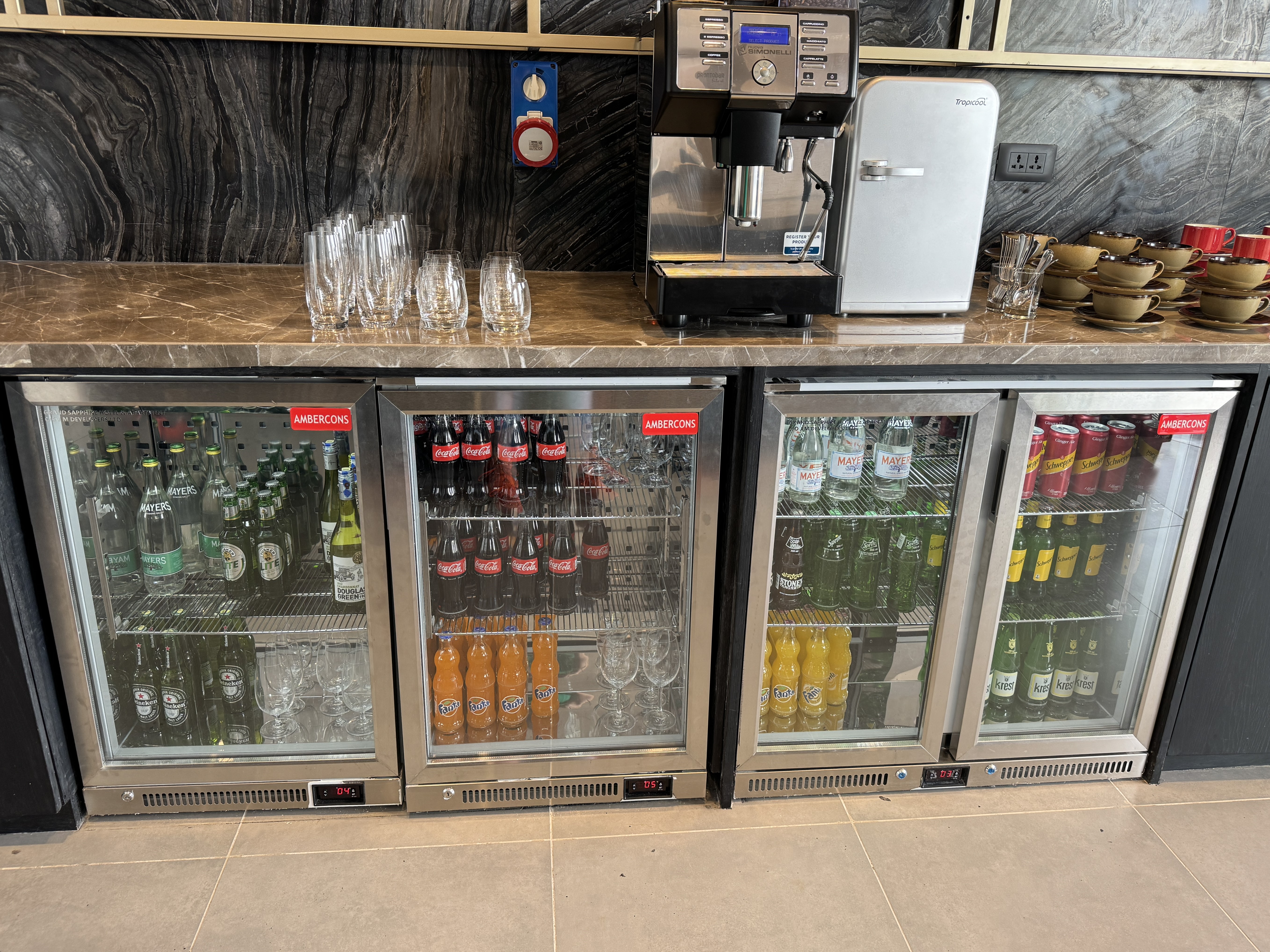 Hyatt Regency Nairobi Regency Club drink cooler