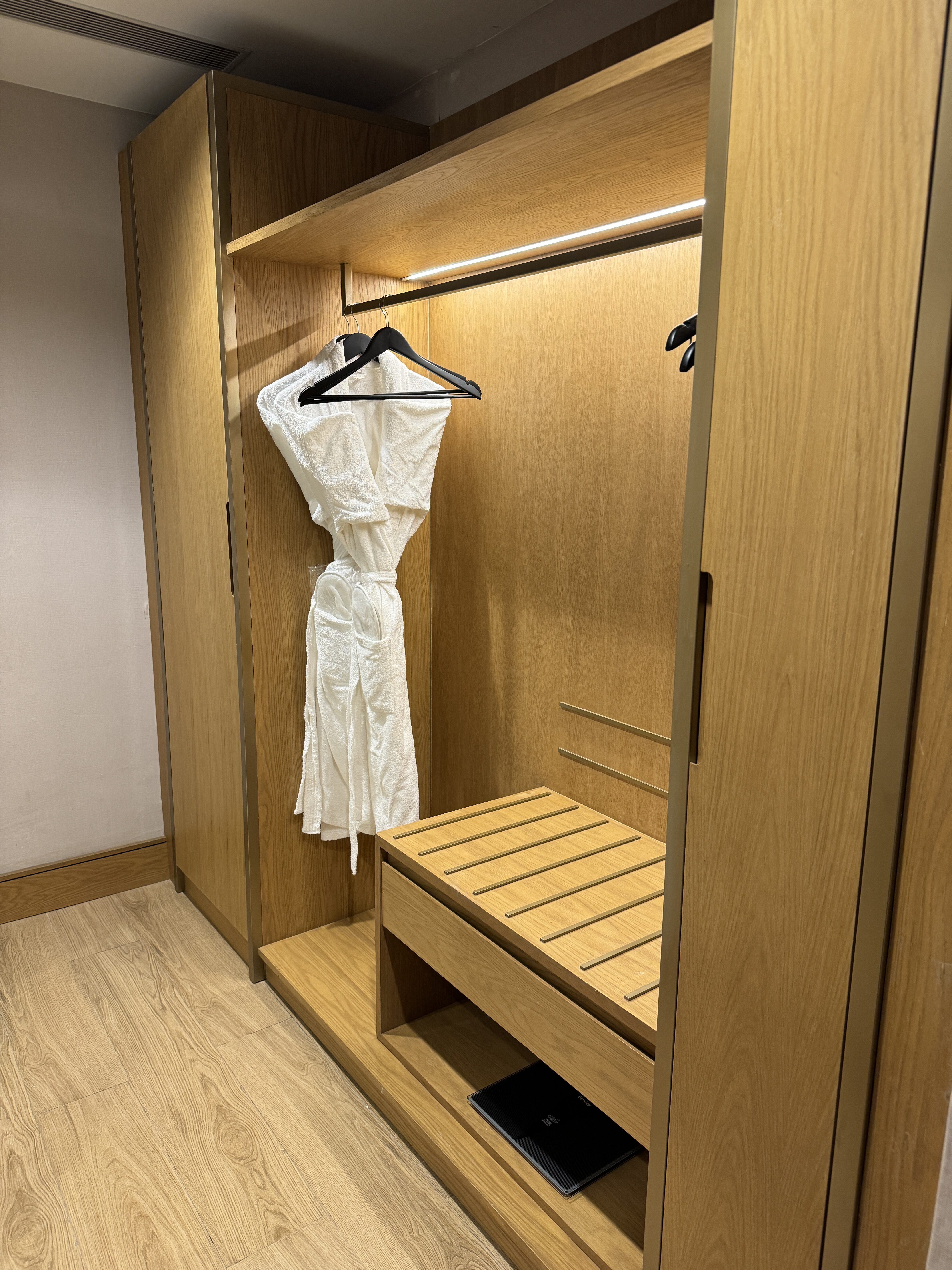 Hyatt Regency Nairobi deluxe suite closet