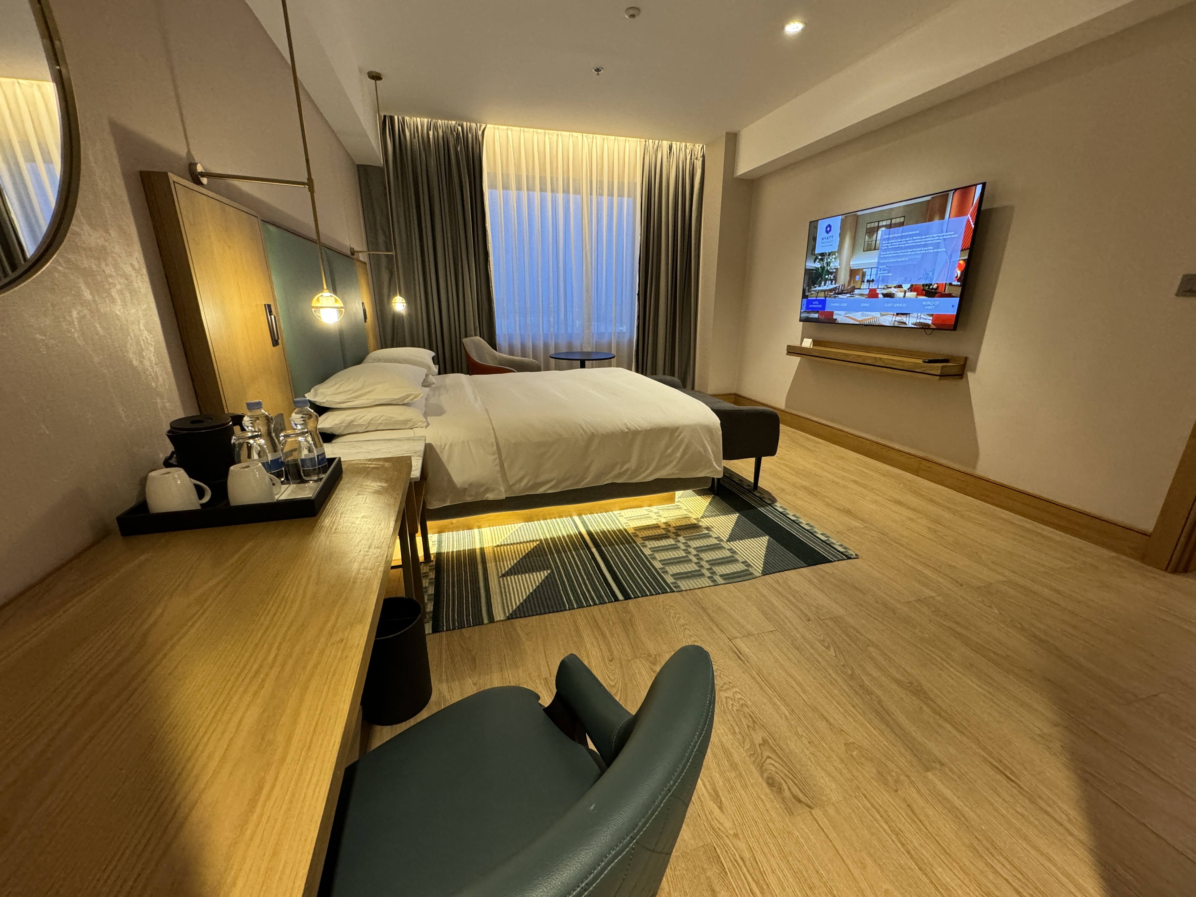 Hyatt Regency Nairobi deluxe suite from desk