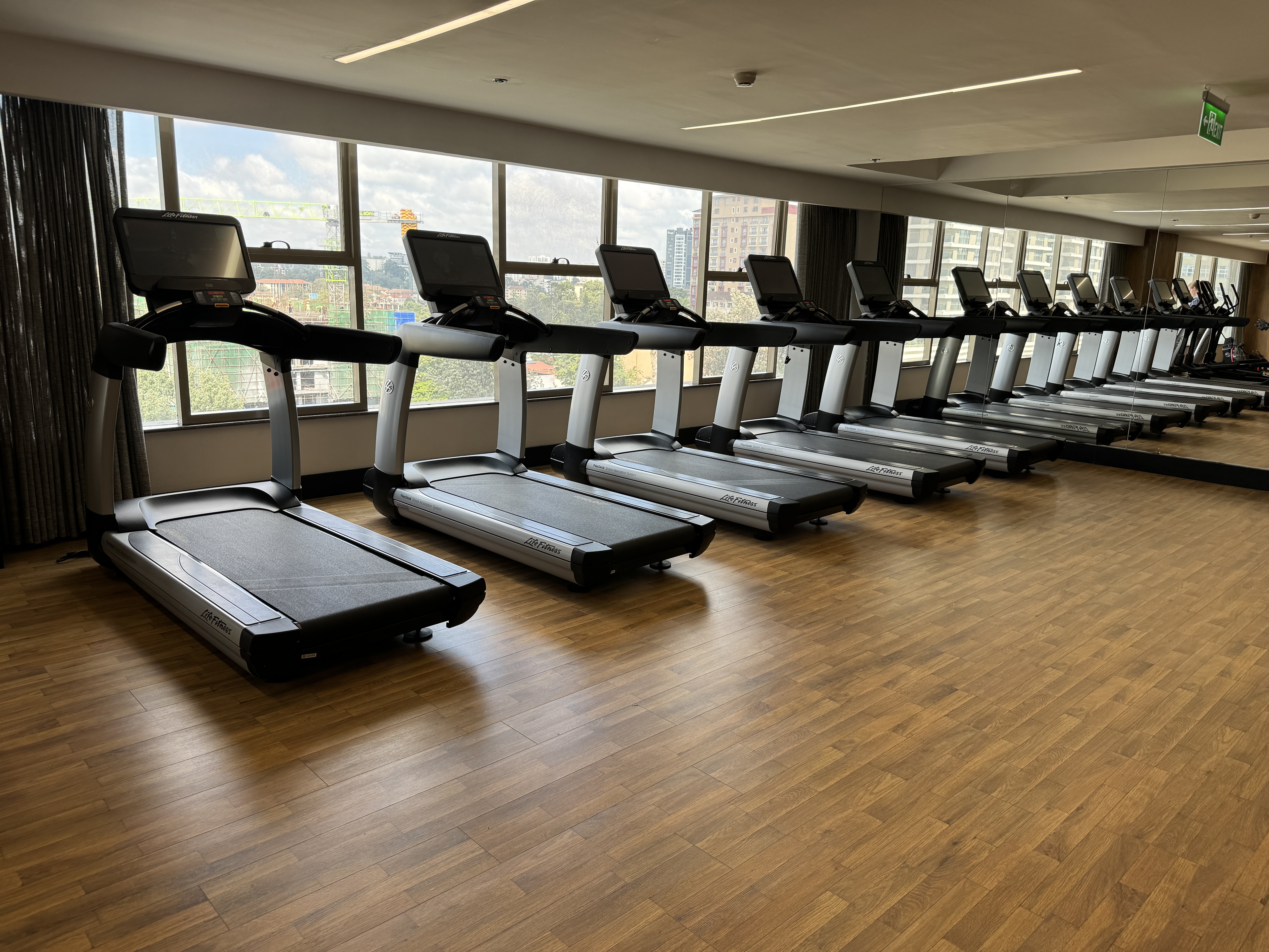 Hyatt Regency Nairobi gym treadmills
