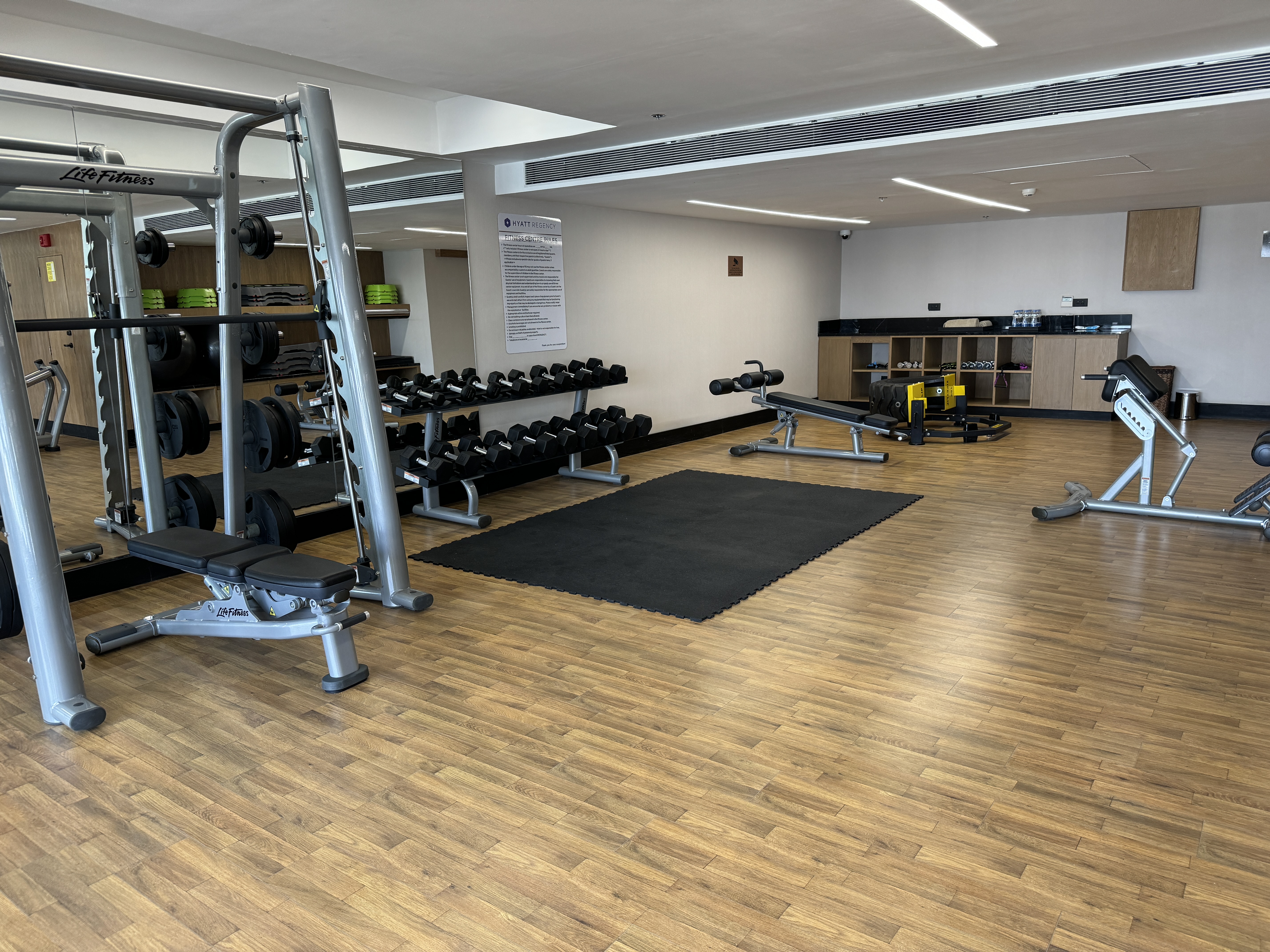 Hyatt Regency Nairobi gym weights 1