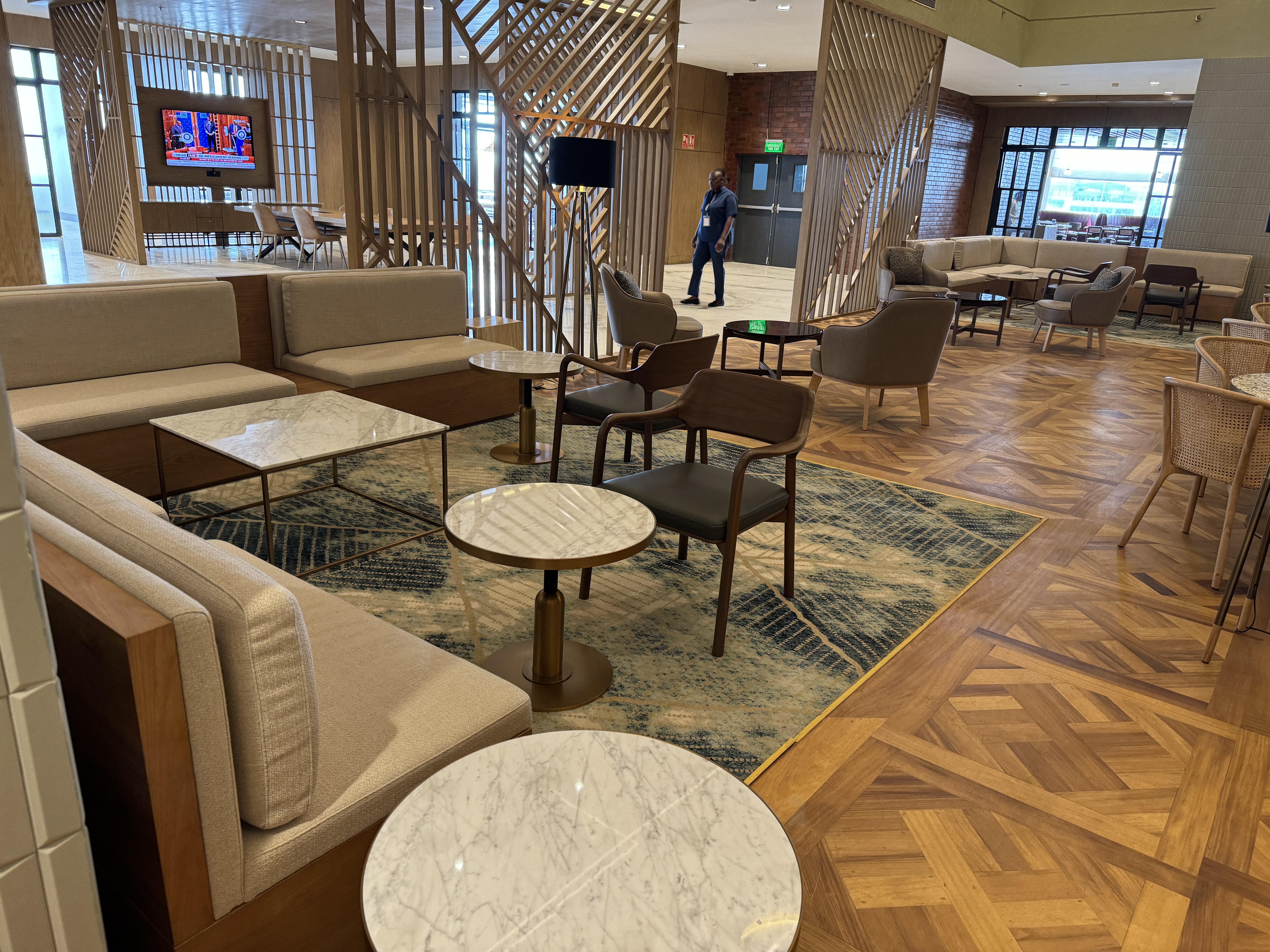 Hyatt Regency Nairobi lobby seats