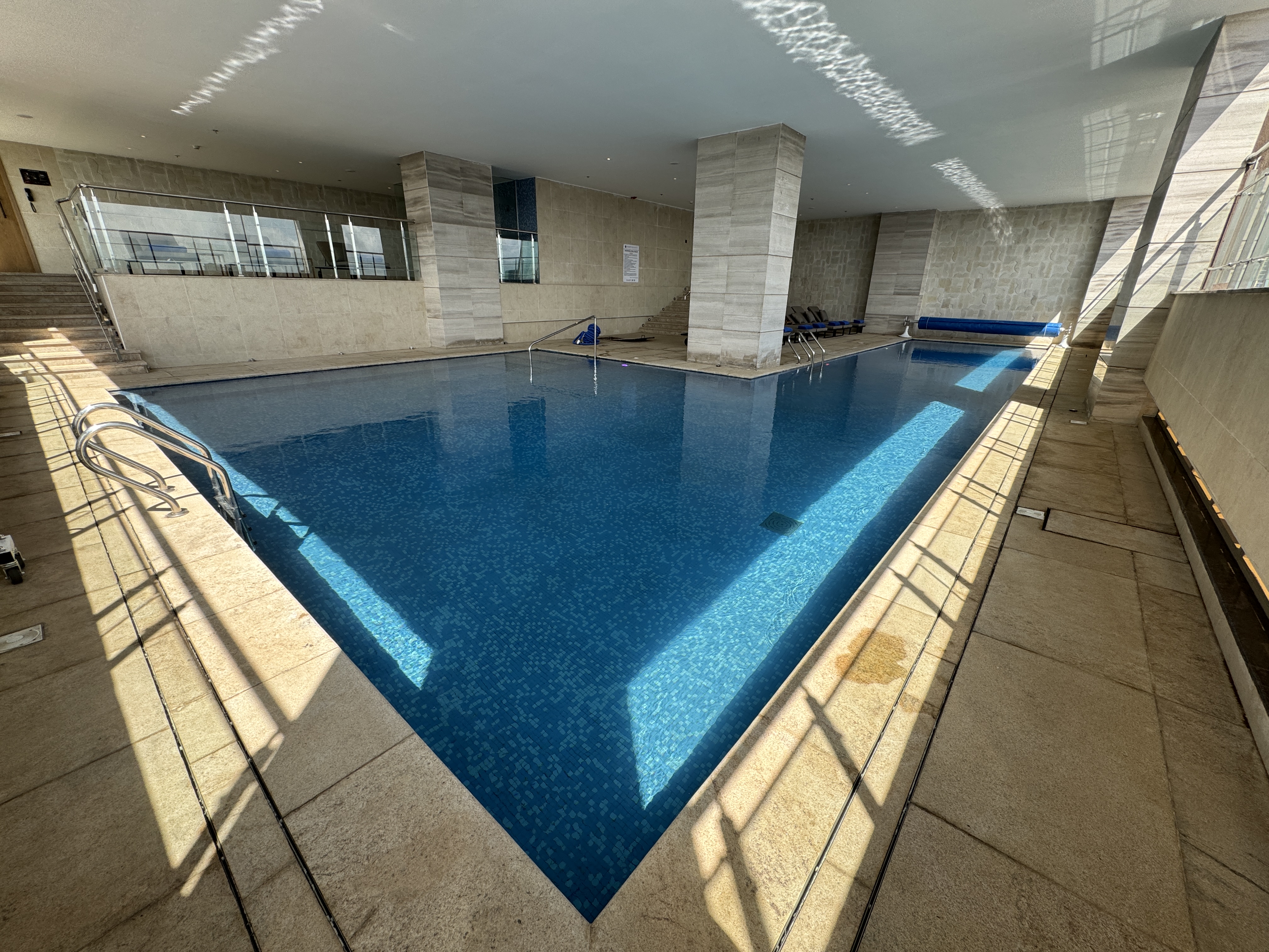 Hyatt Regency Nairobi pool from wall
