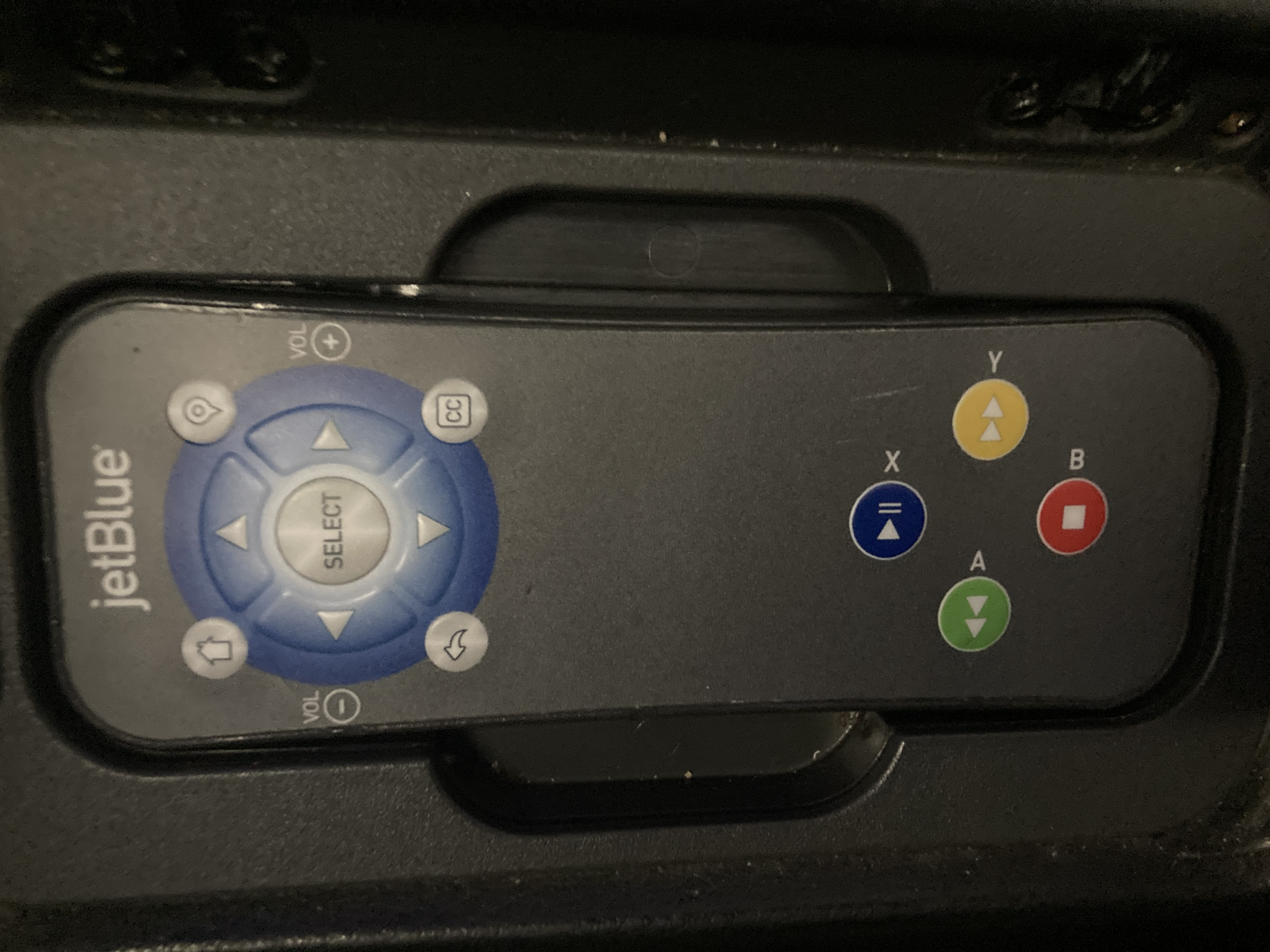 JetBlue Mint A321 seat entertainment remote JetBlue Mint A321 seat entertainment remote