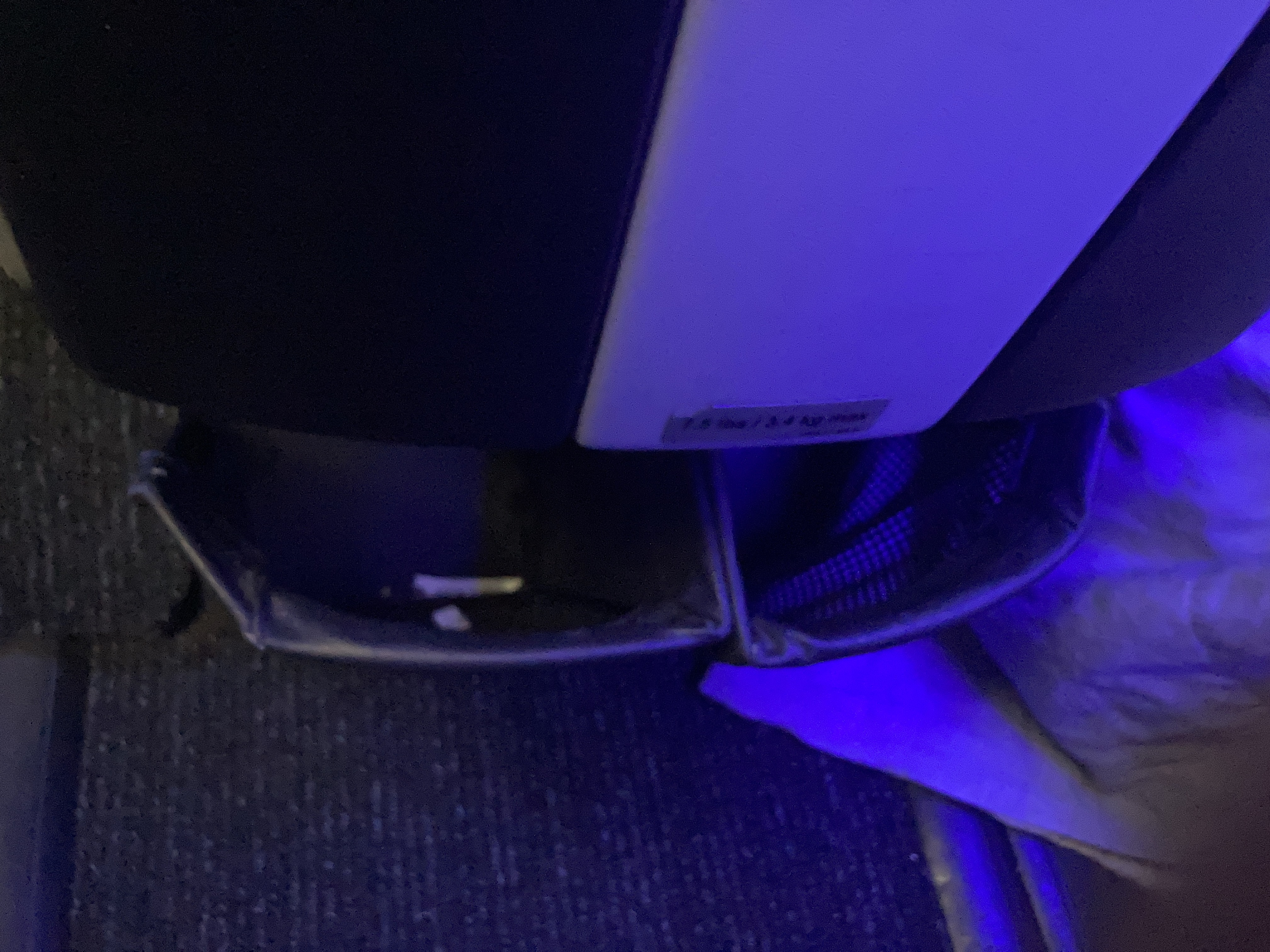 JetBlue Mint A321 seat pockets between seats JetBlue Mint A321 seat pockets between seats