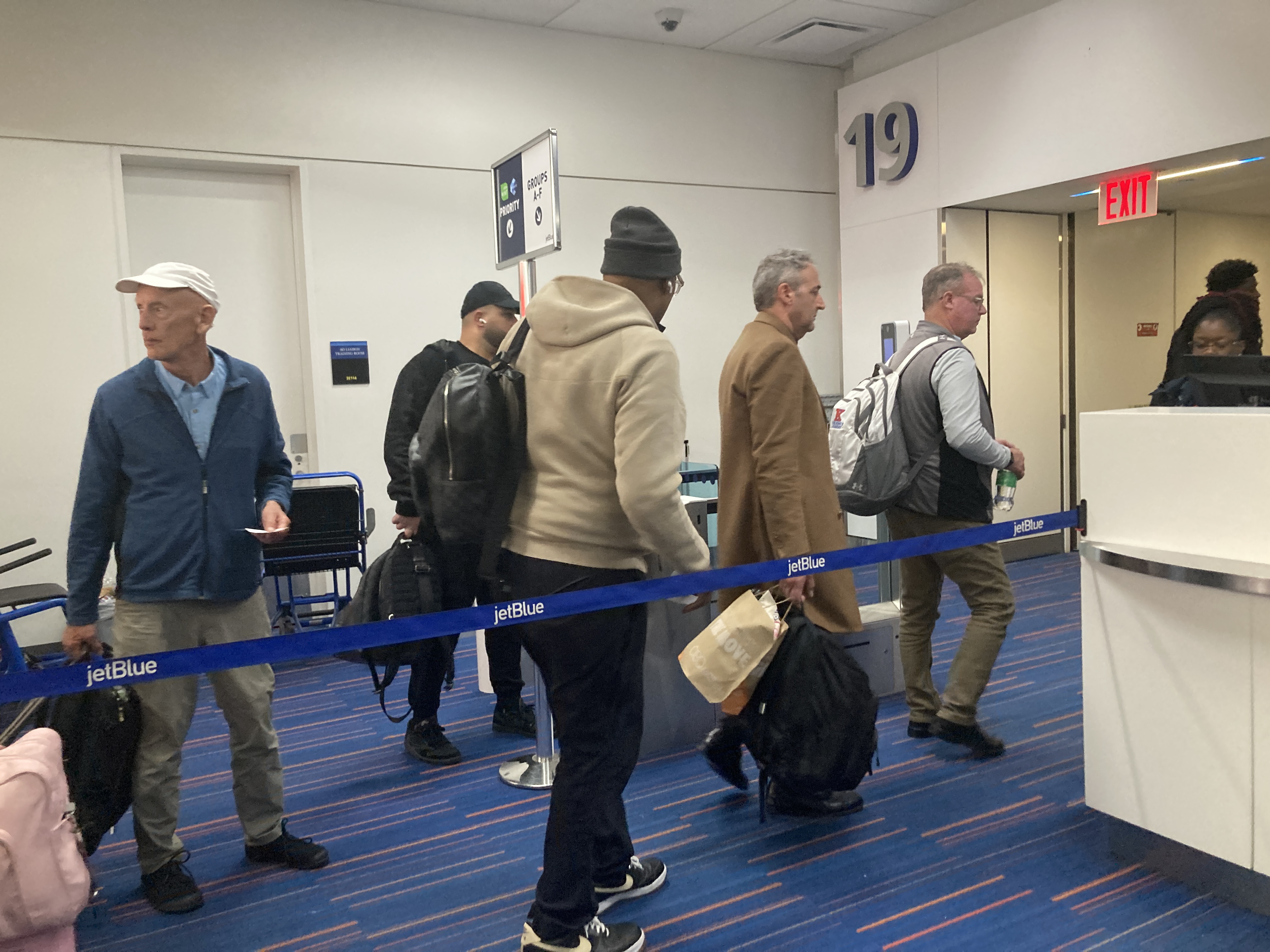 JetBlue boarding 3rd attempt JetBlue boarding 3rd attempt