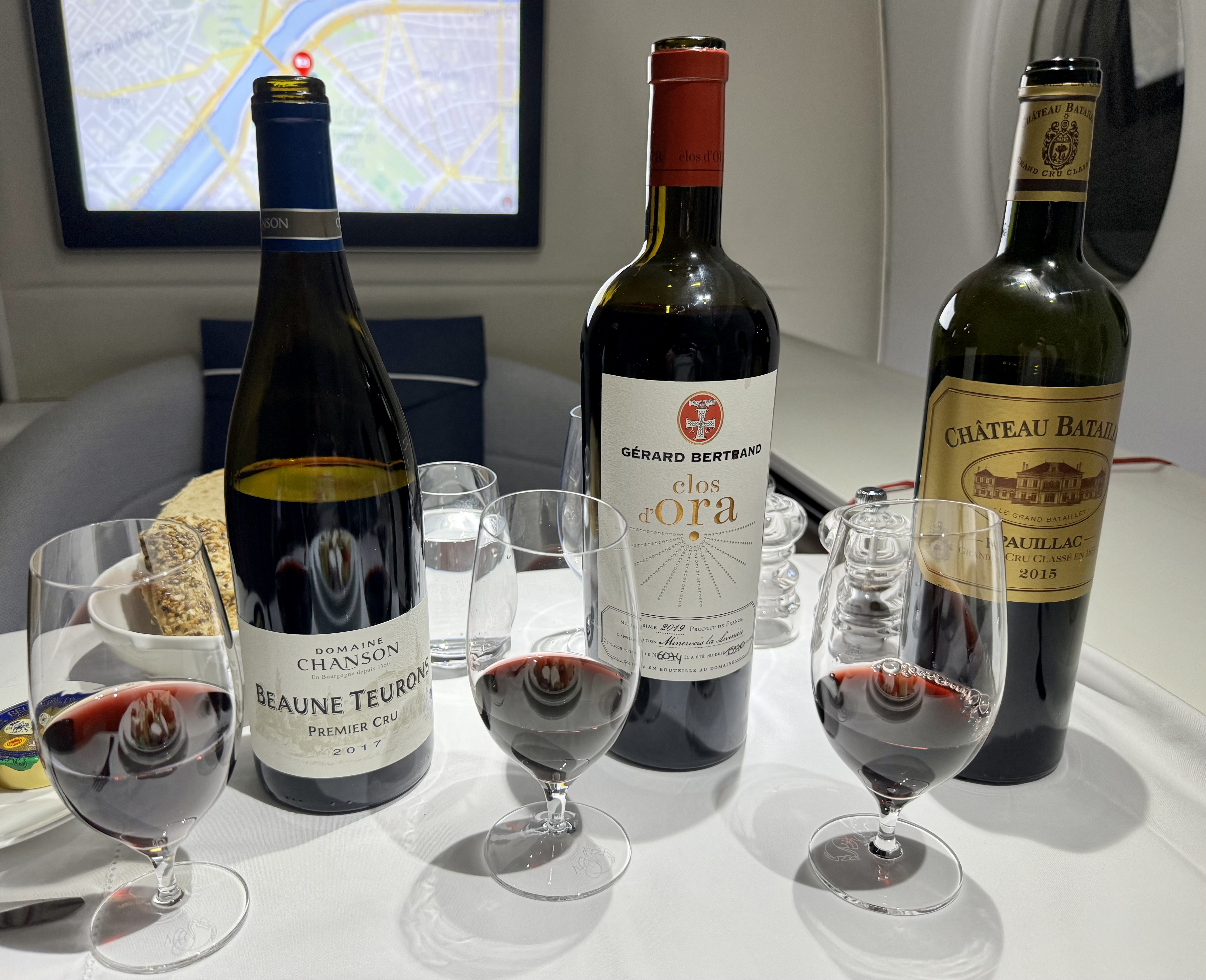 La Premiere FnB red wine selection