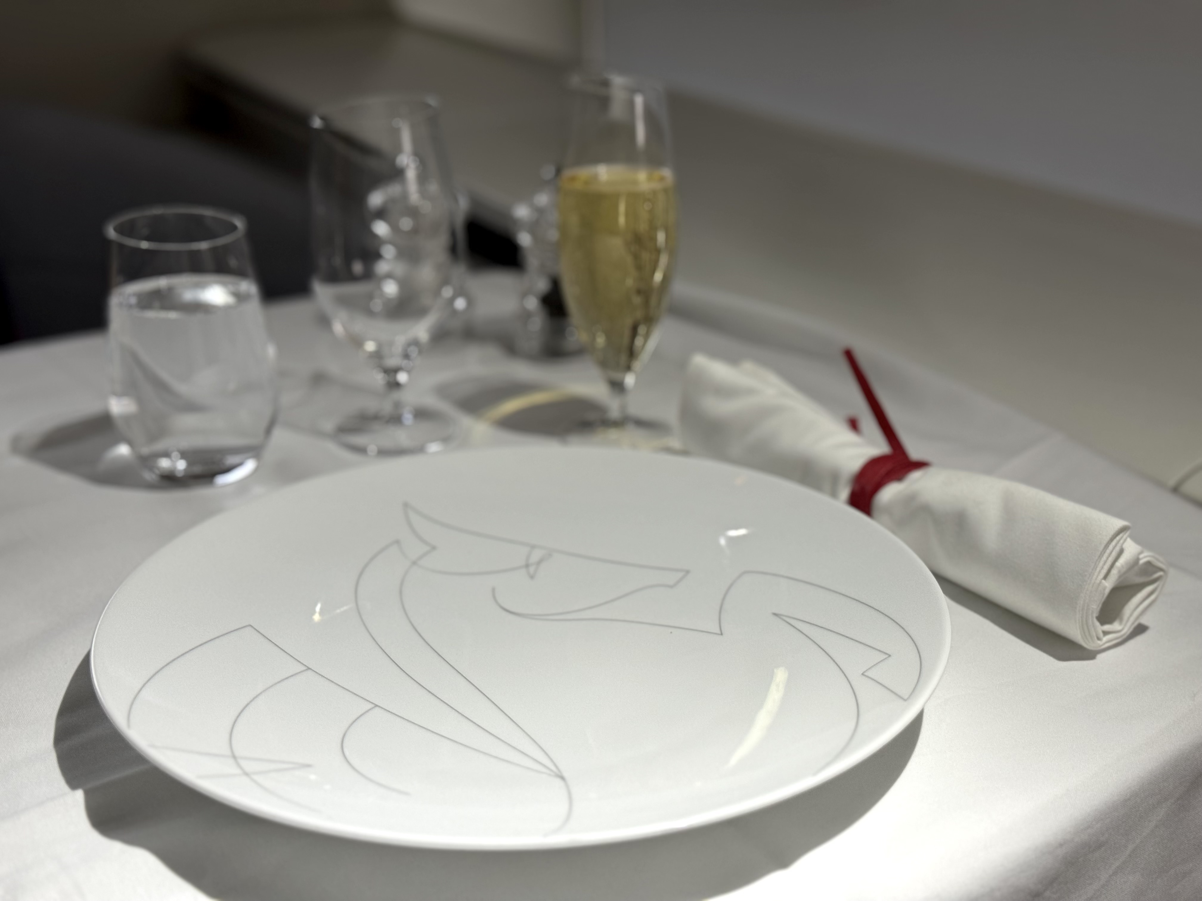 La Premiere FnB table set up