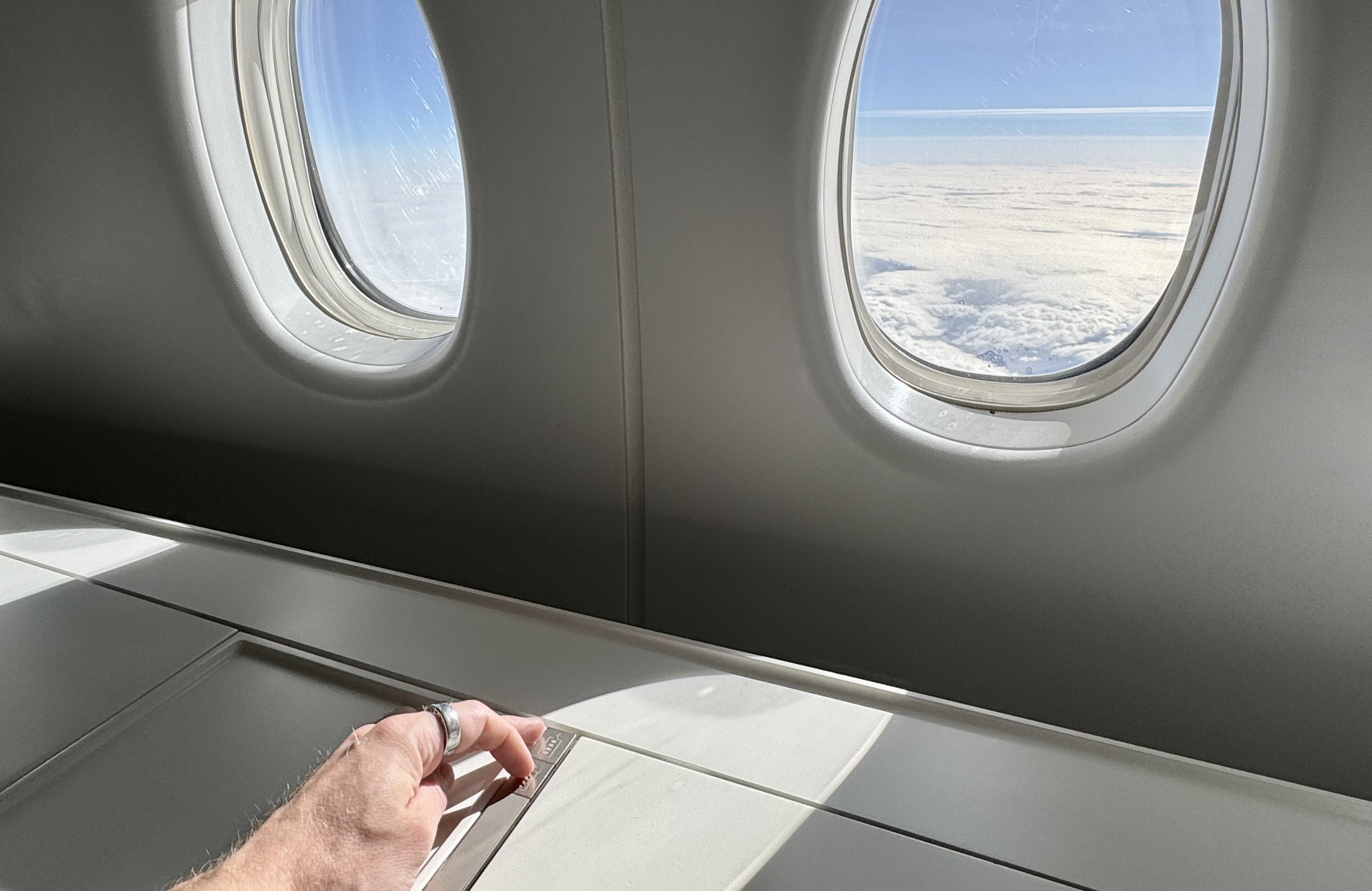 La Premiere seat window blind controls