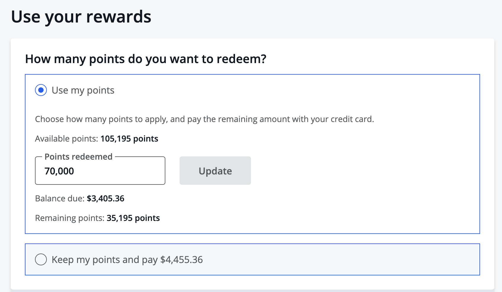 Pay for The Edit using Chase points