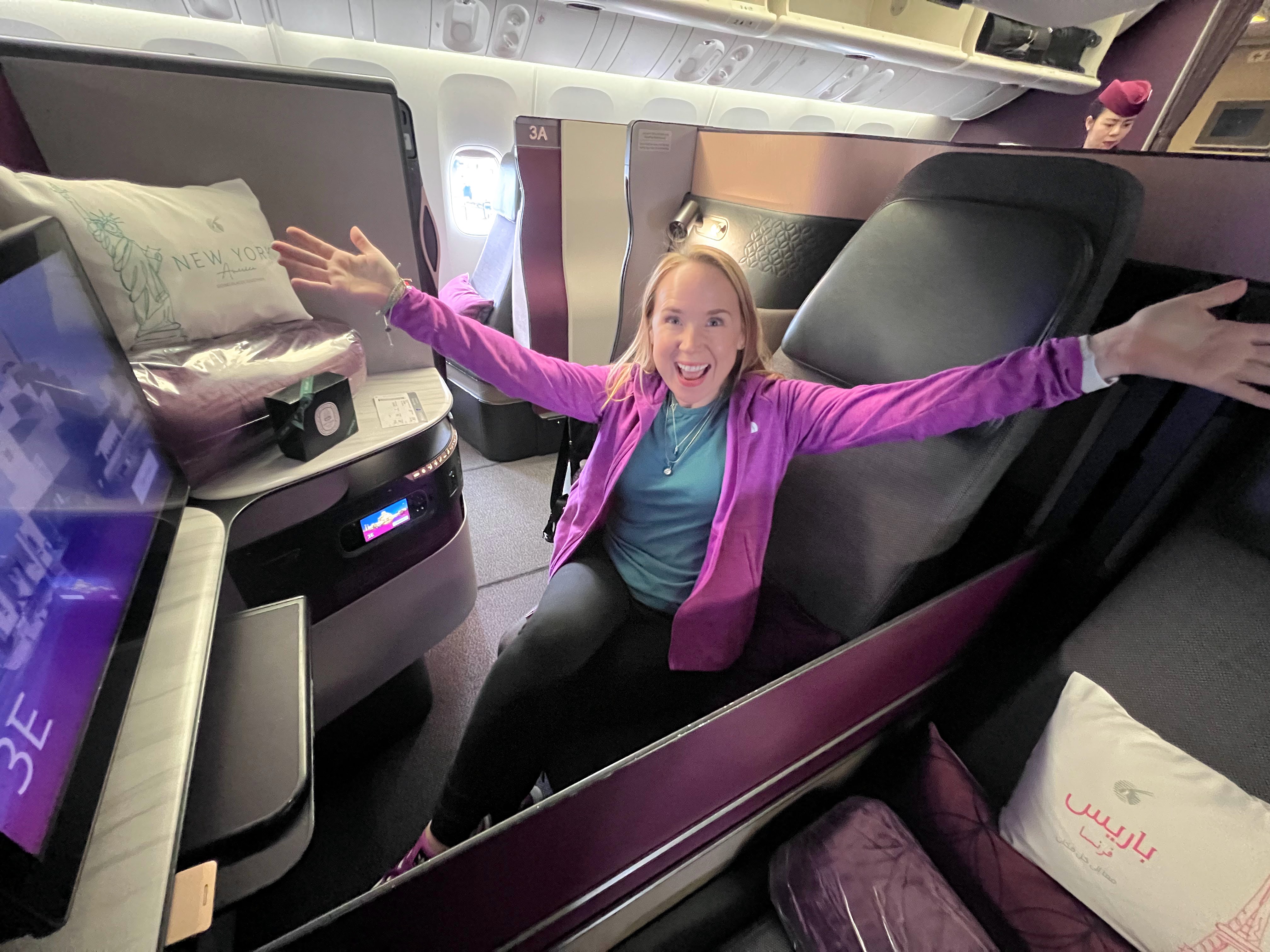 Qatar Airways Qsuites business class