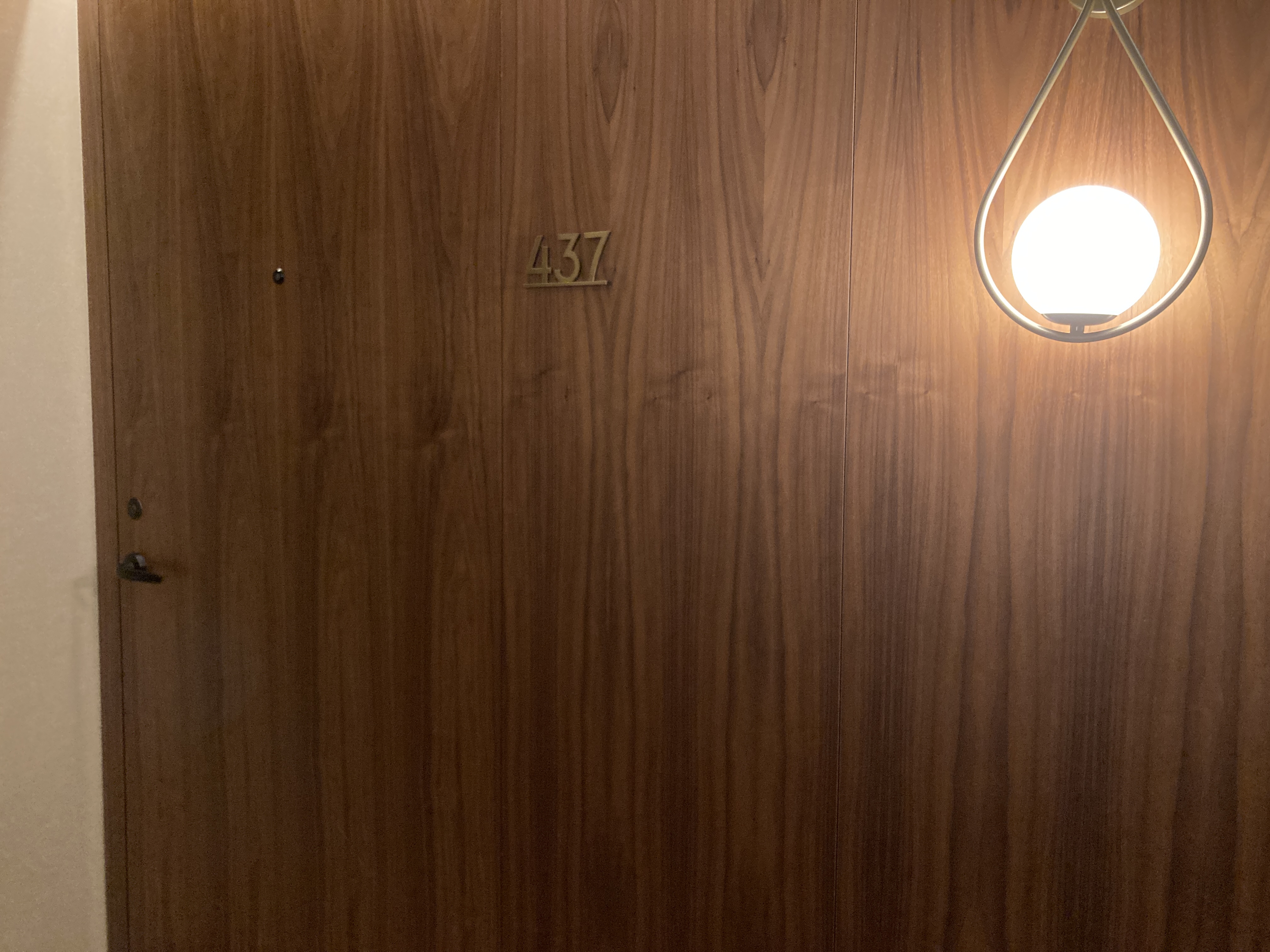 Renaissance Porto Lapa Hotel room 437 entrance