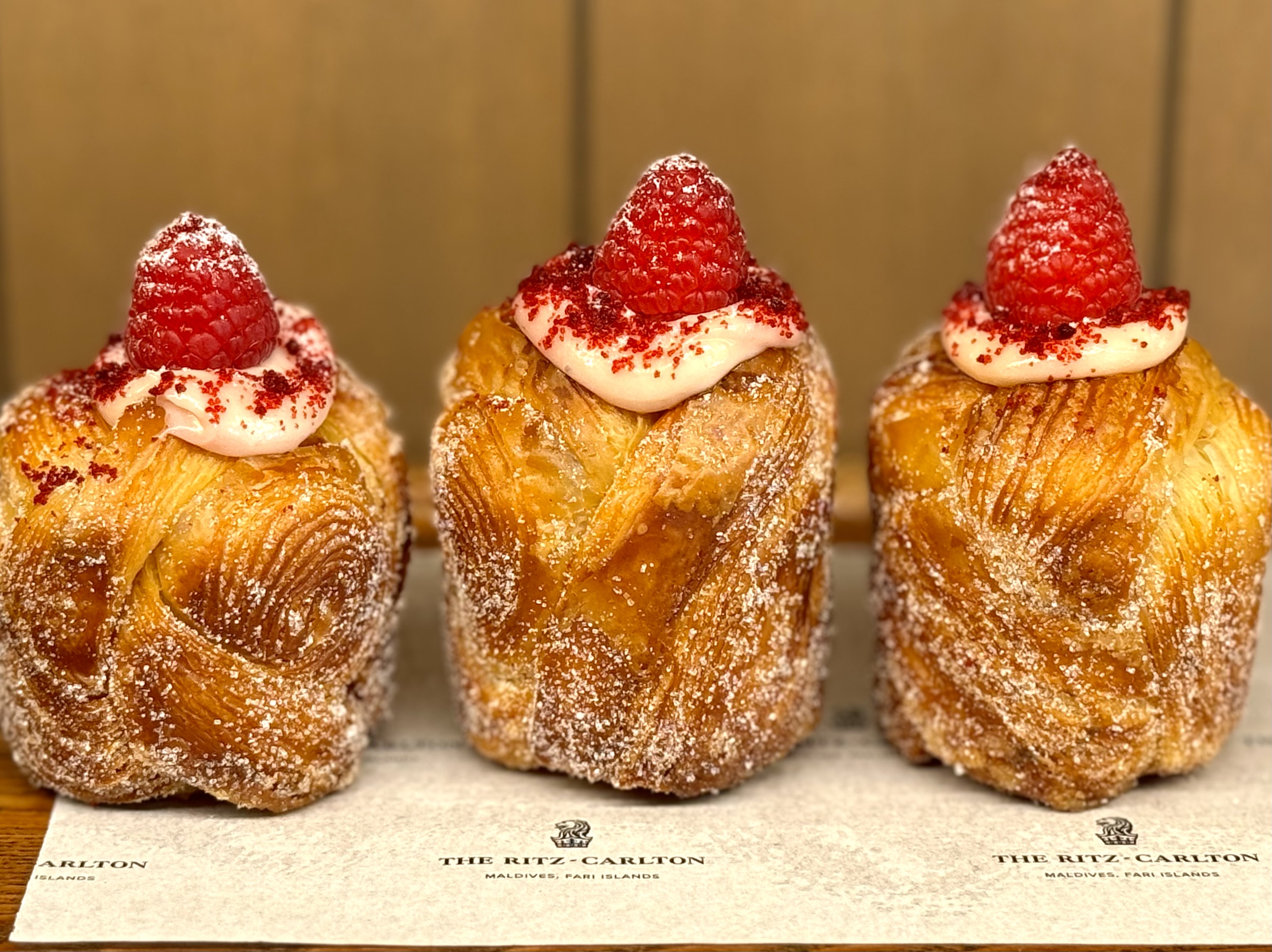 Ritz Carlton Fari Islands FnB La Locanda breakfast cronut