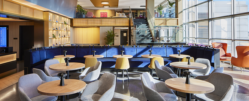 The Etihad Lounge at Dulles Airport