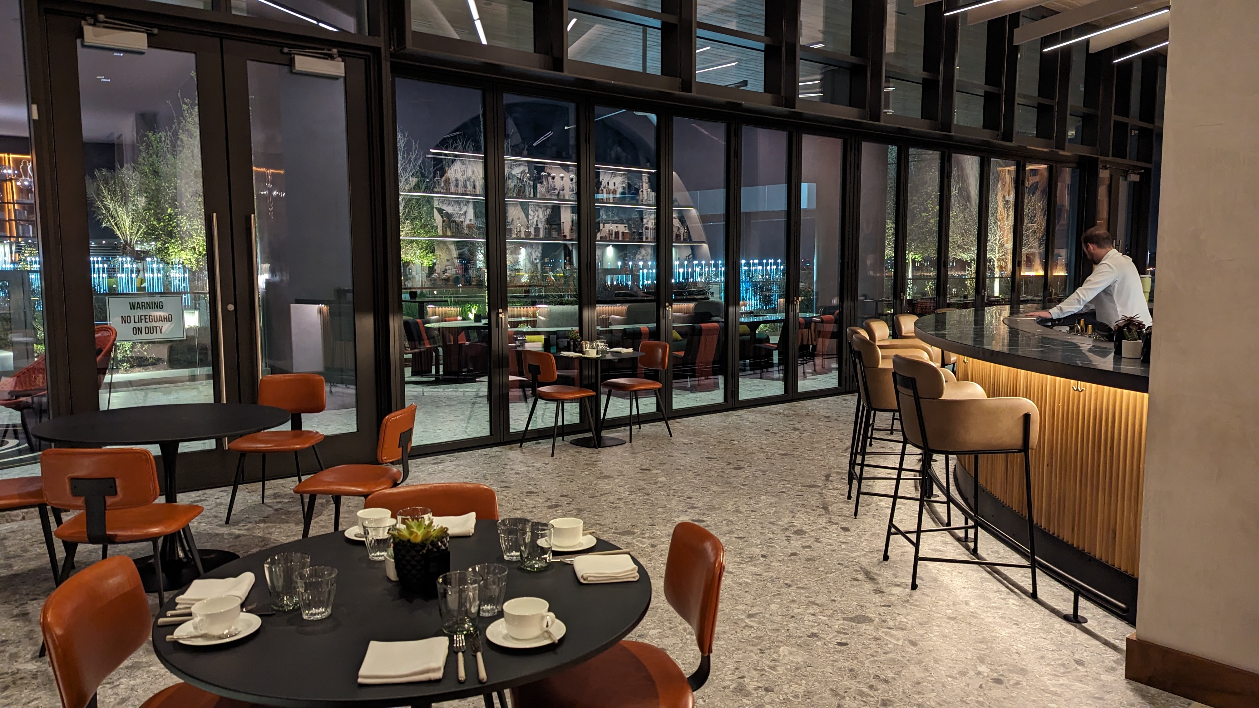 Thompson Houston Sol7 outdoor seating and bar Thompson Houston Sol7 outdoor seating and bar