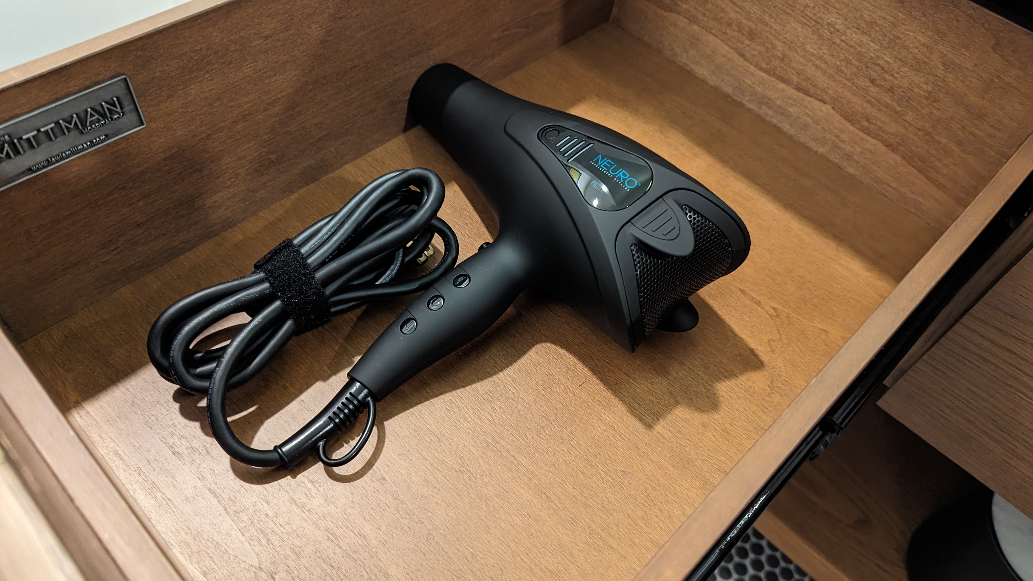 Thompson Houston guestroom bathroom hair dryer Thompson Houston guestroom bathroom hair dryer